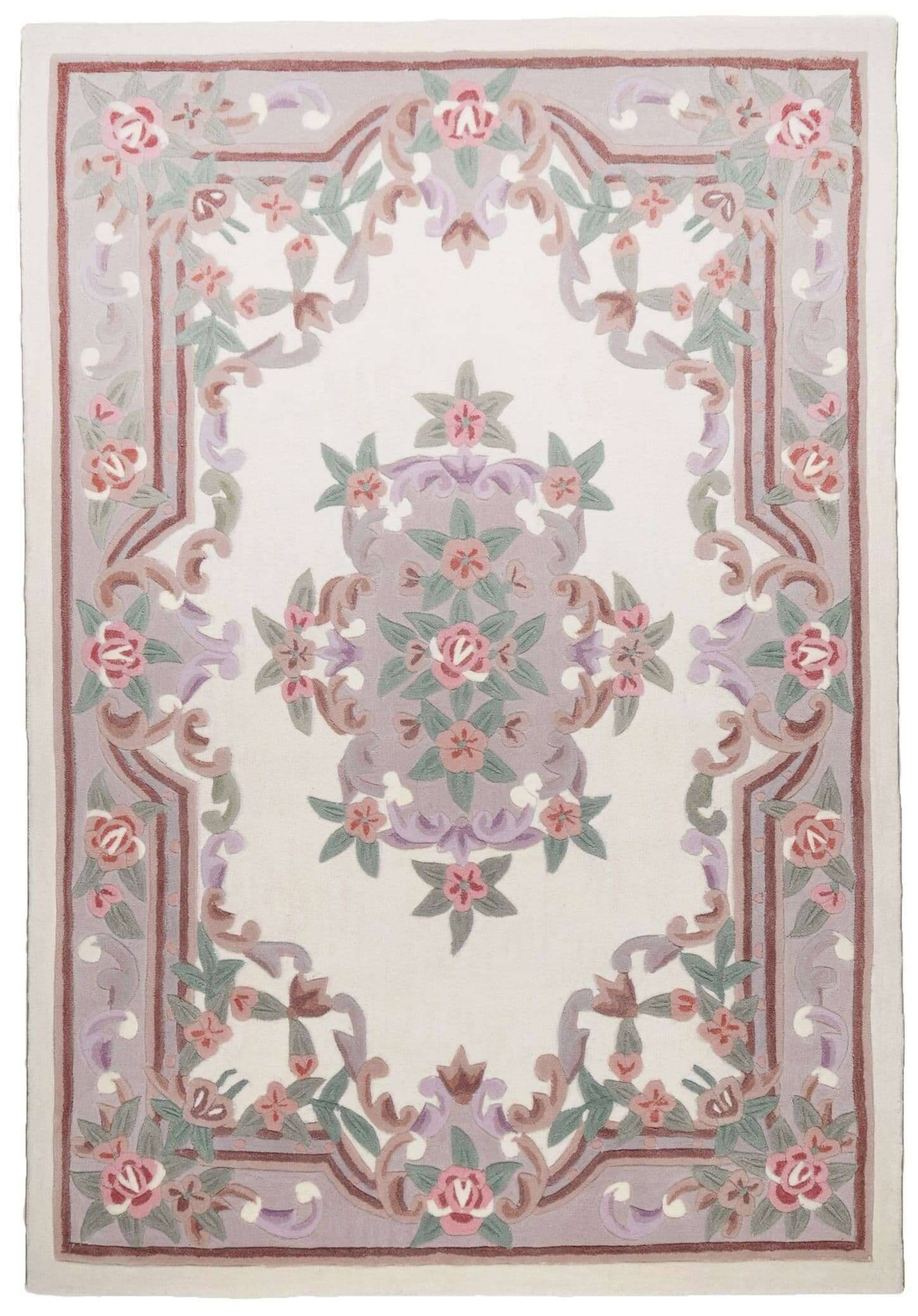 Ming_501_550beige_300745_1 Ming Aubusson Teppich China Design Theko