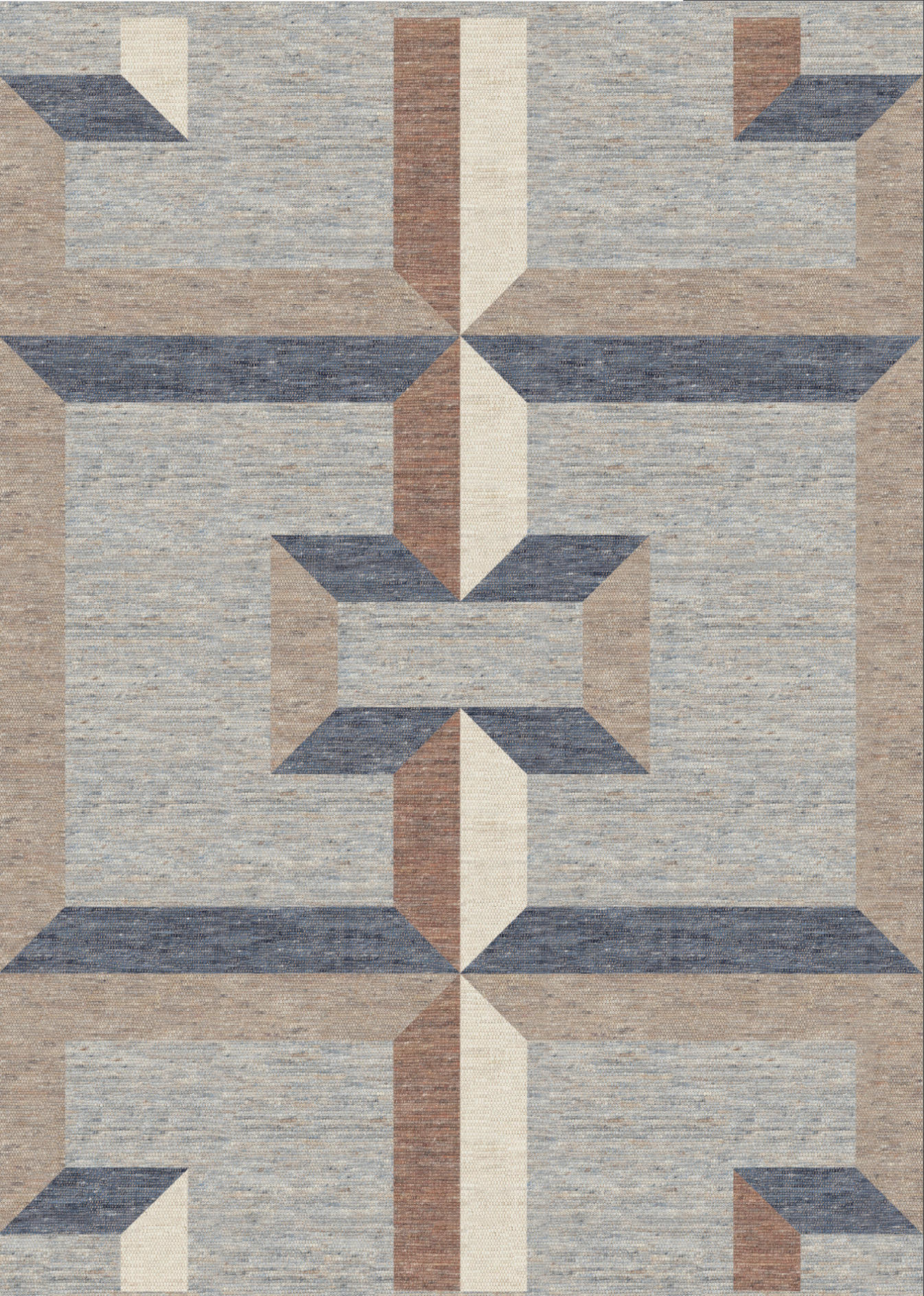 Paulig Teppich Woven Art Design 101-52 Handweb Teppich