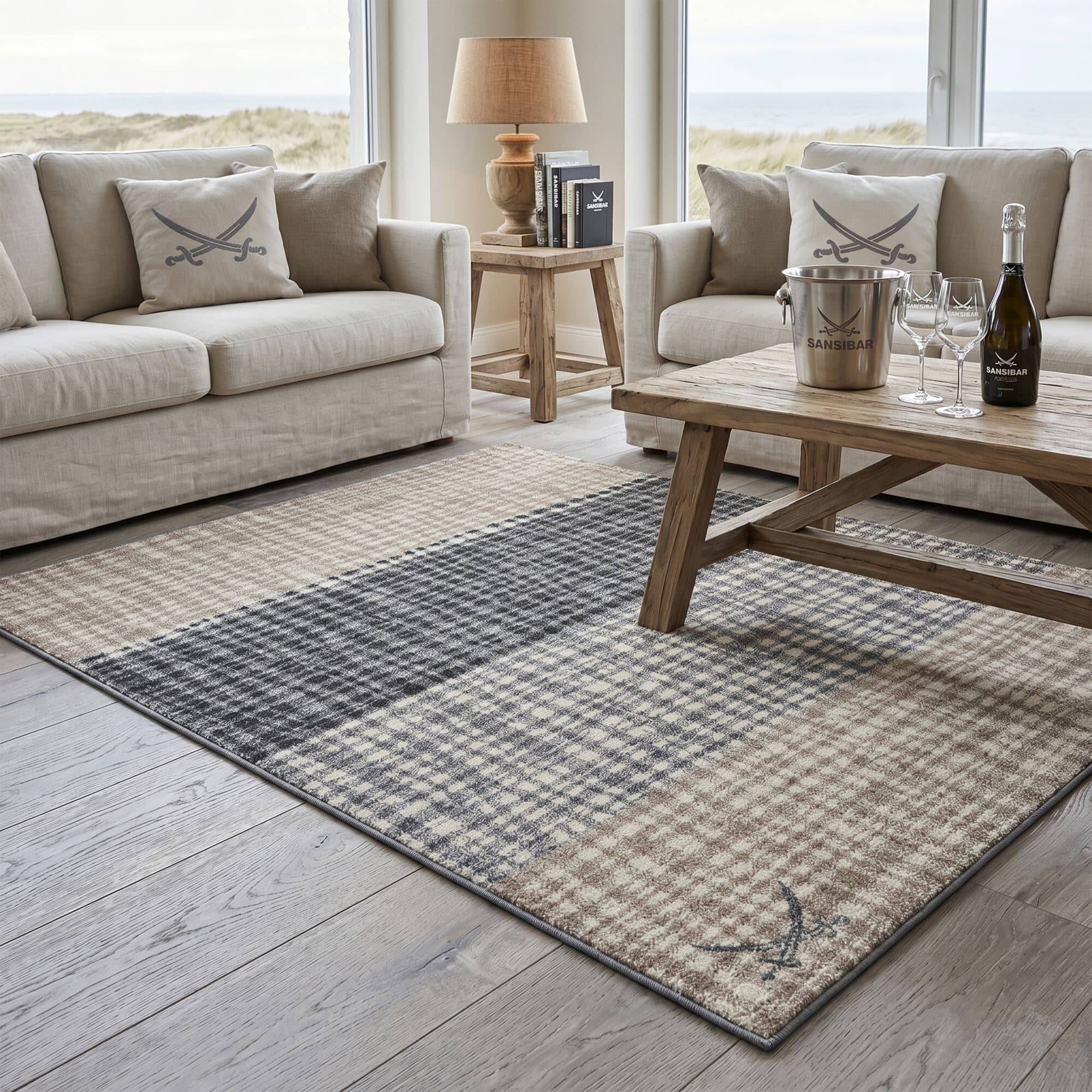 SANSIBAR Flachwebteppich Heide SA-039