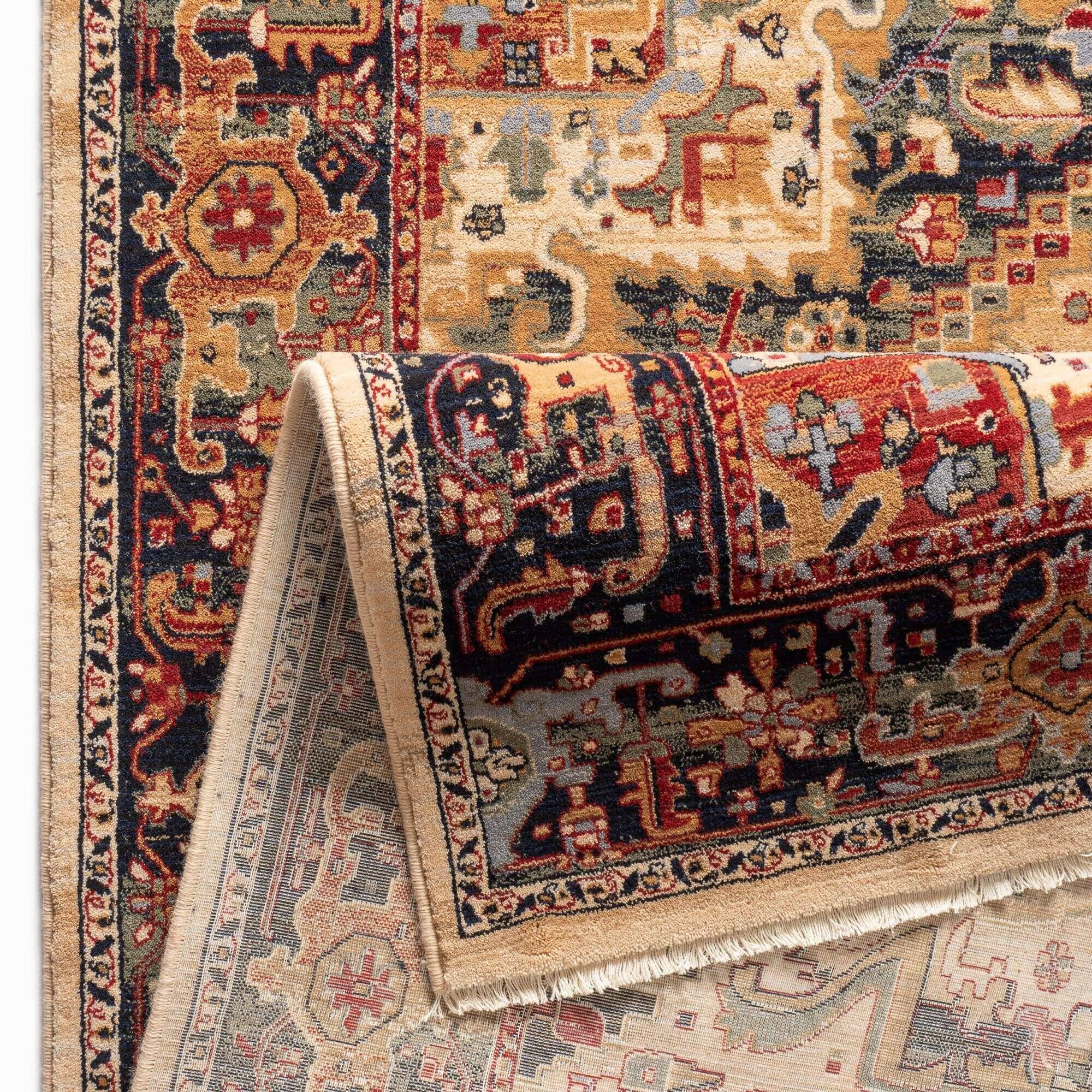 Saharna_2886_550_beige_423915_9 Teppich Saharna 2886 Webteppich aus reiner Wolle