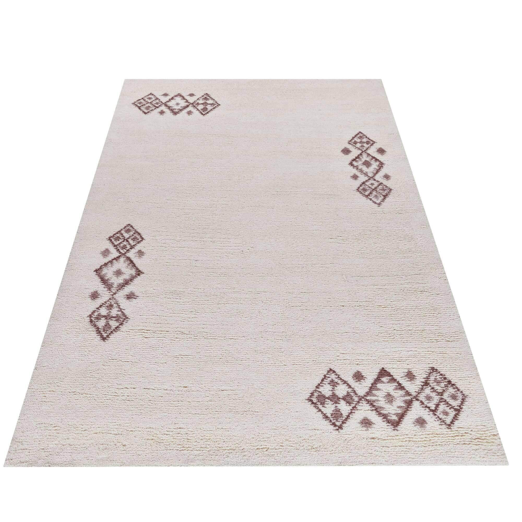 TazaRoyal_609_997blanc_418250_0 Taza Royal 609-997 Berber Teppich blanc 16/16 double