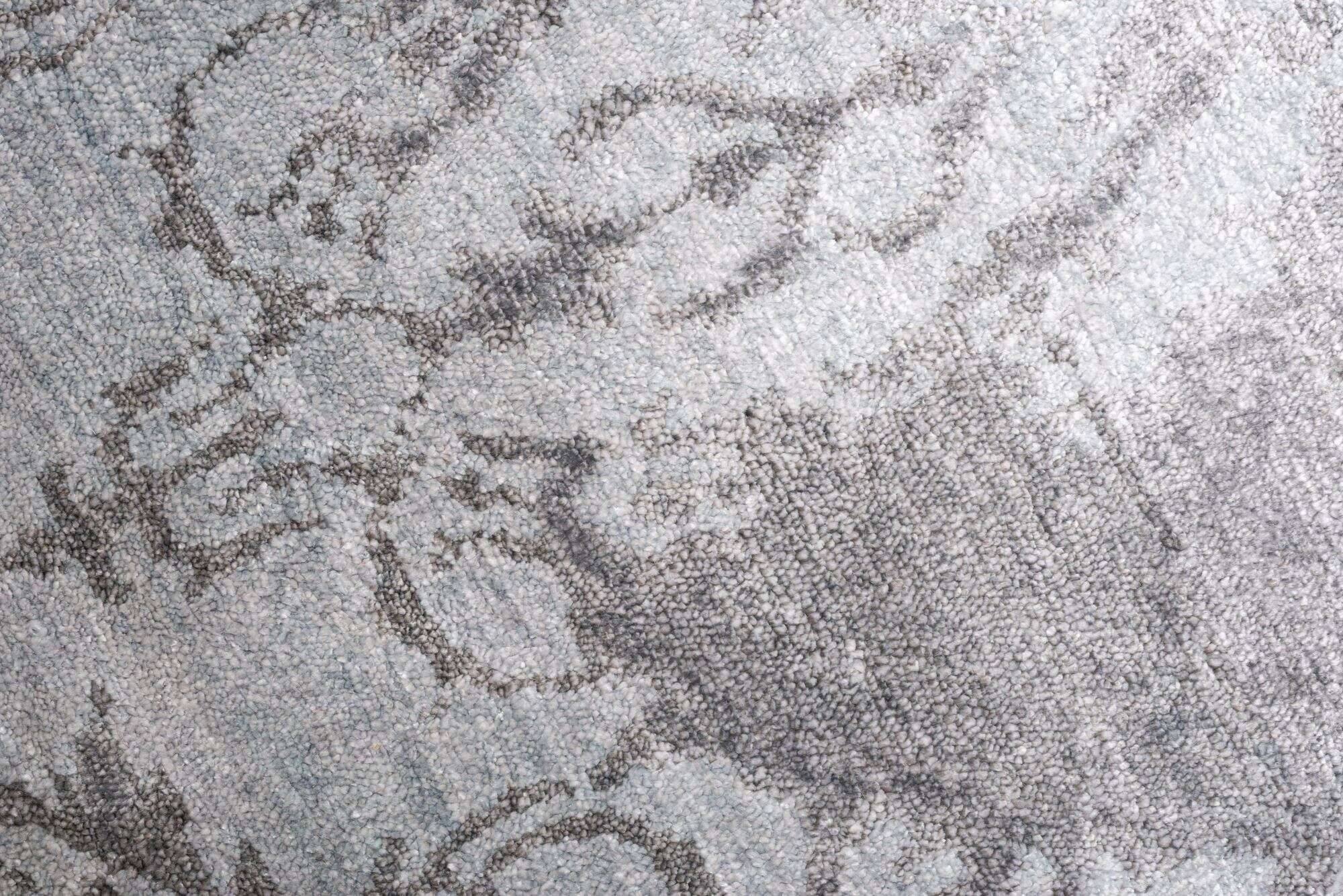 queensland_4825_650grey_402103_3 Design Teppich Queensland Handgeknüpft 170x240cm Viskose grau