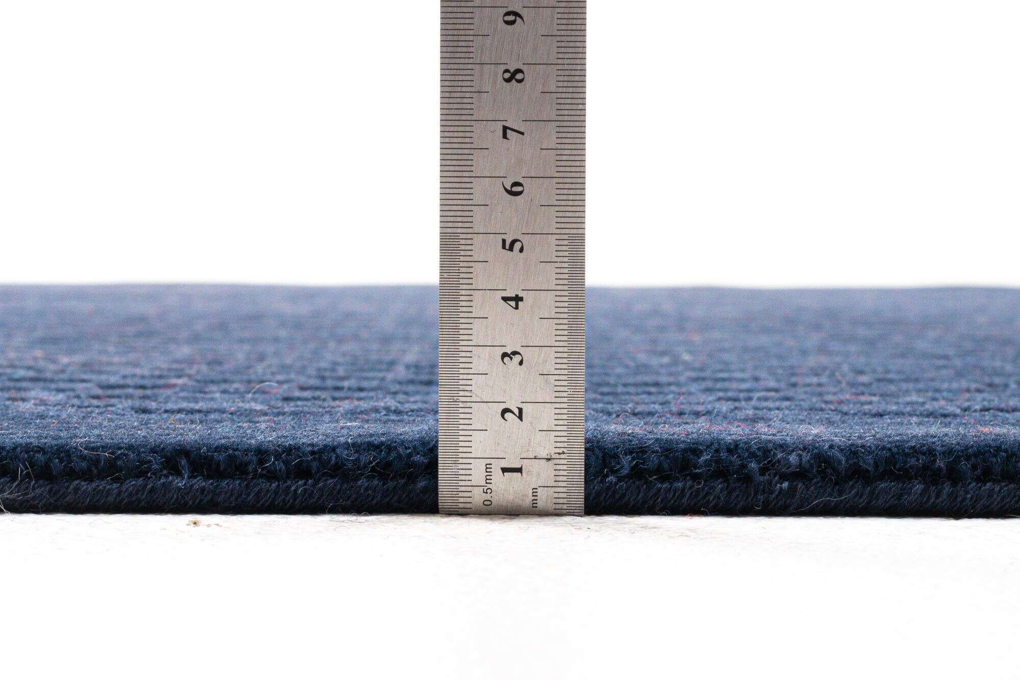 Design Teppich Taimur 160x230cm Handgearbeitet Schurwolle blau