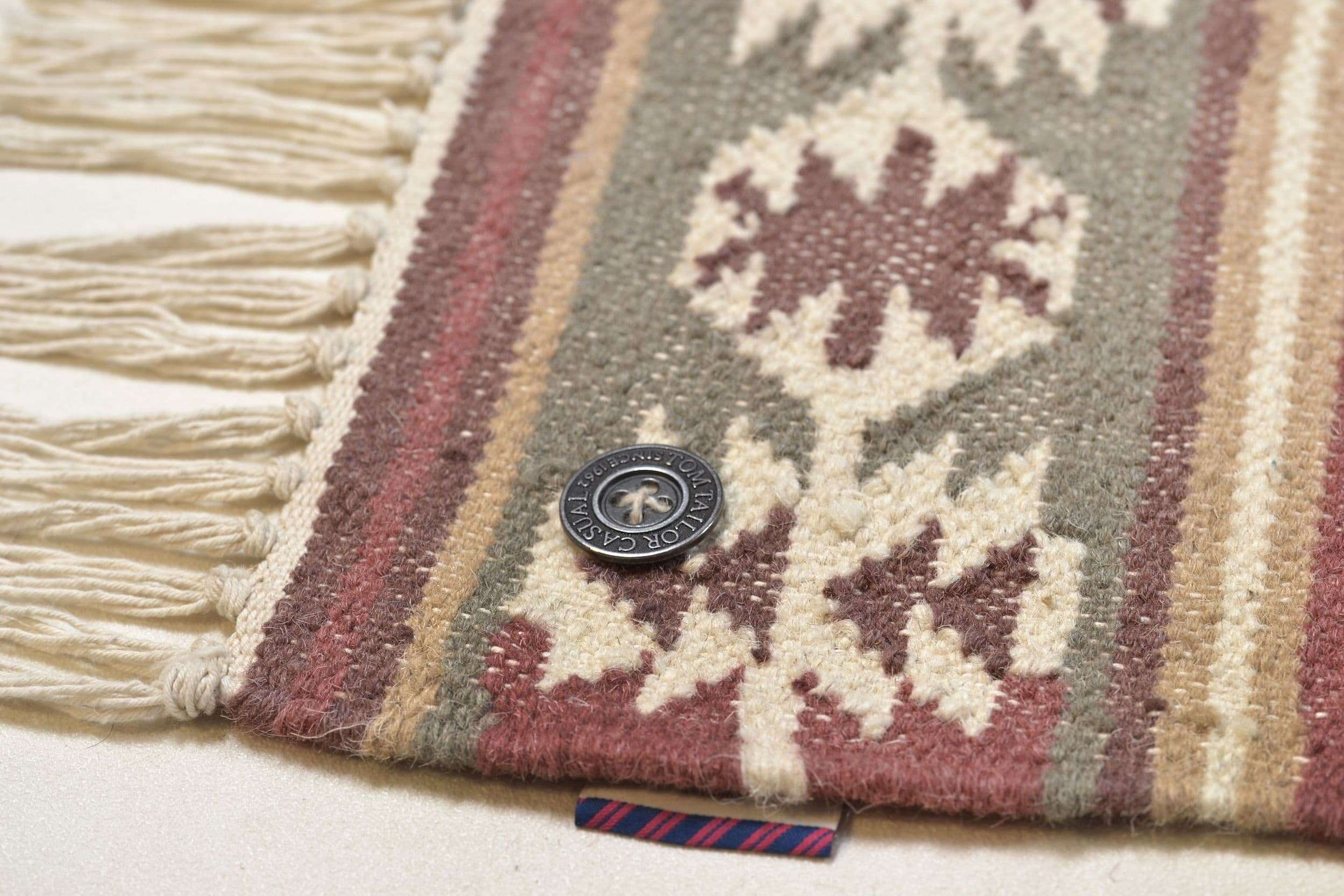 Vintage Kelim Teppich Wollteppich Naturteppich Handgewebt