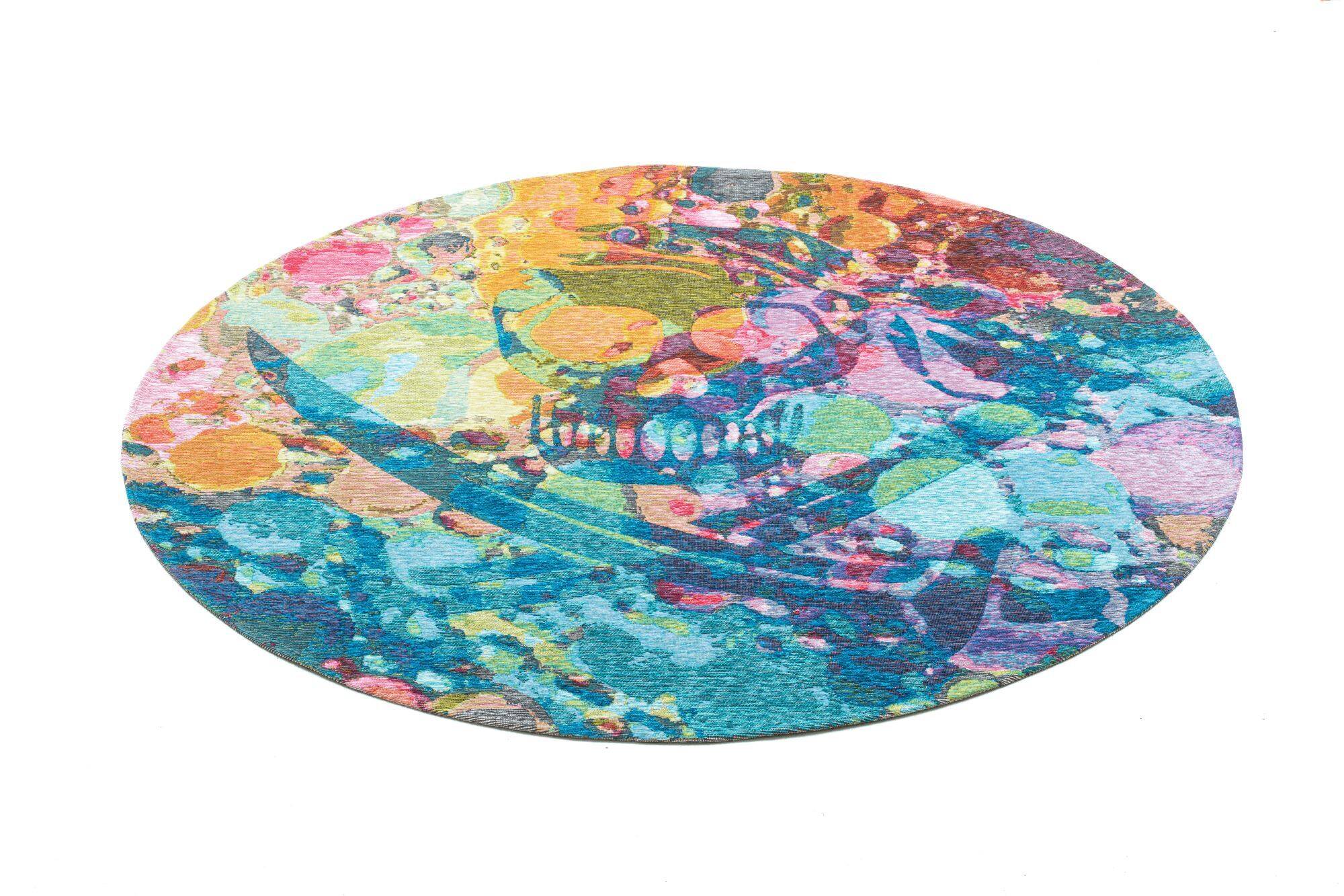 Sansibar Flachgewebe Design Teppich Keitum Rund Sansibar Flachgewebe Design Teppich Keitum Rund