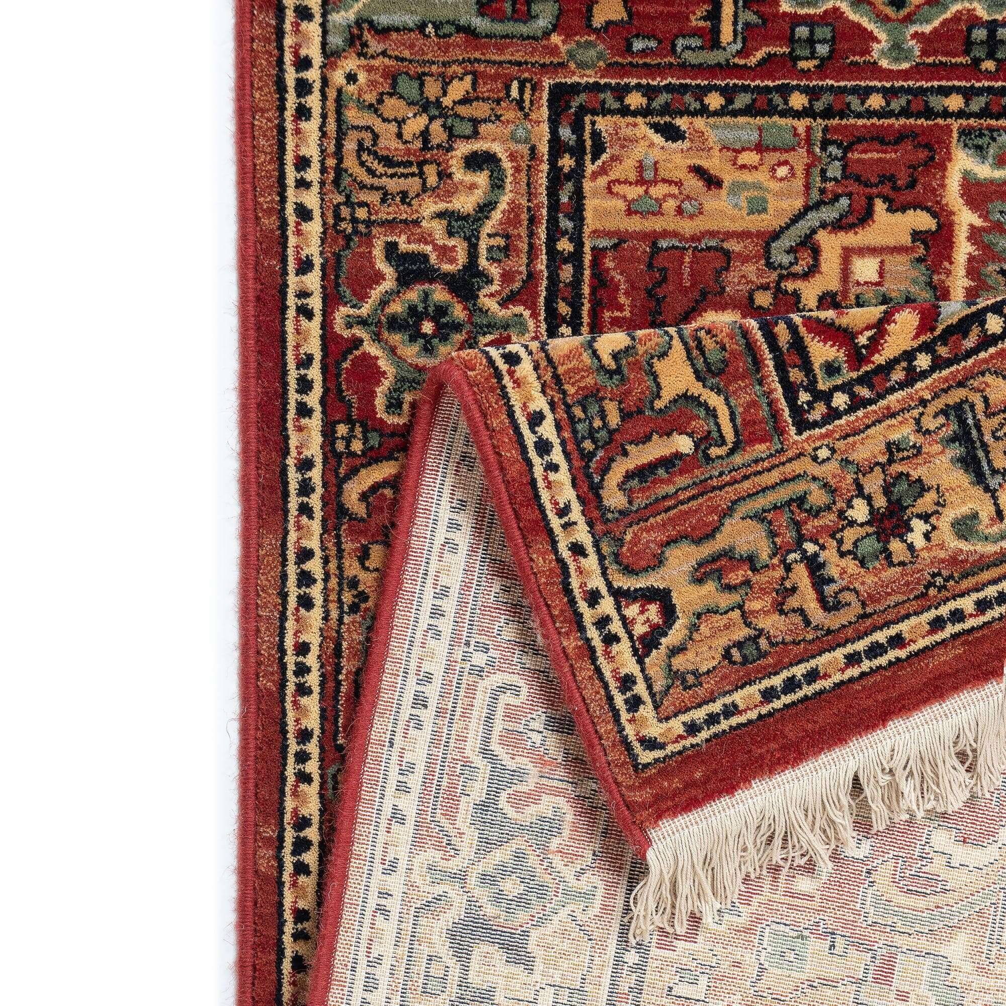 Saharna_2886_205redmulti_422844_9 Teppich Saharna 2886 Webteppich aus reiner Wolle