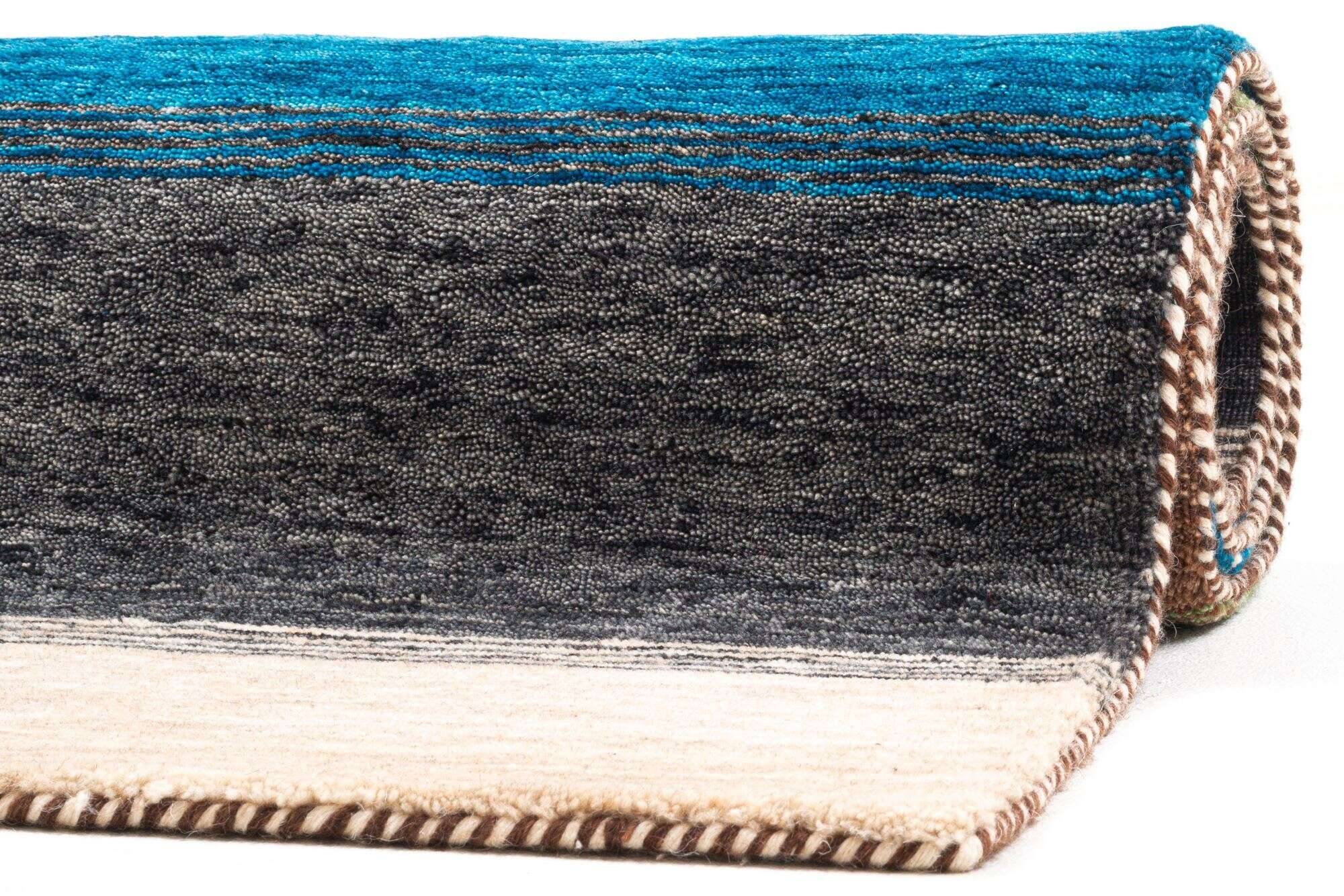 newyork_3906_183sandmulti_405270_11 Gabbeh Teppich Schurwolle 160x230 cm