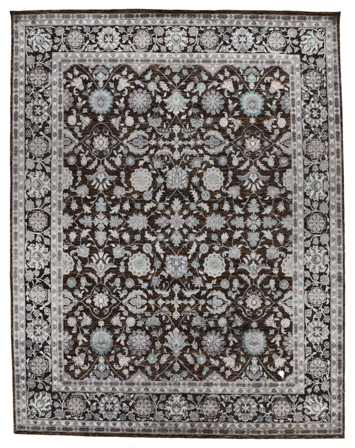 HindustanSuperOxid_SP301_800multi_416321_1 Hindustan Super Oxid Teppich Muster ca 250x308cm Natur