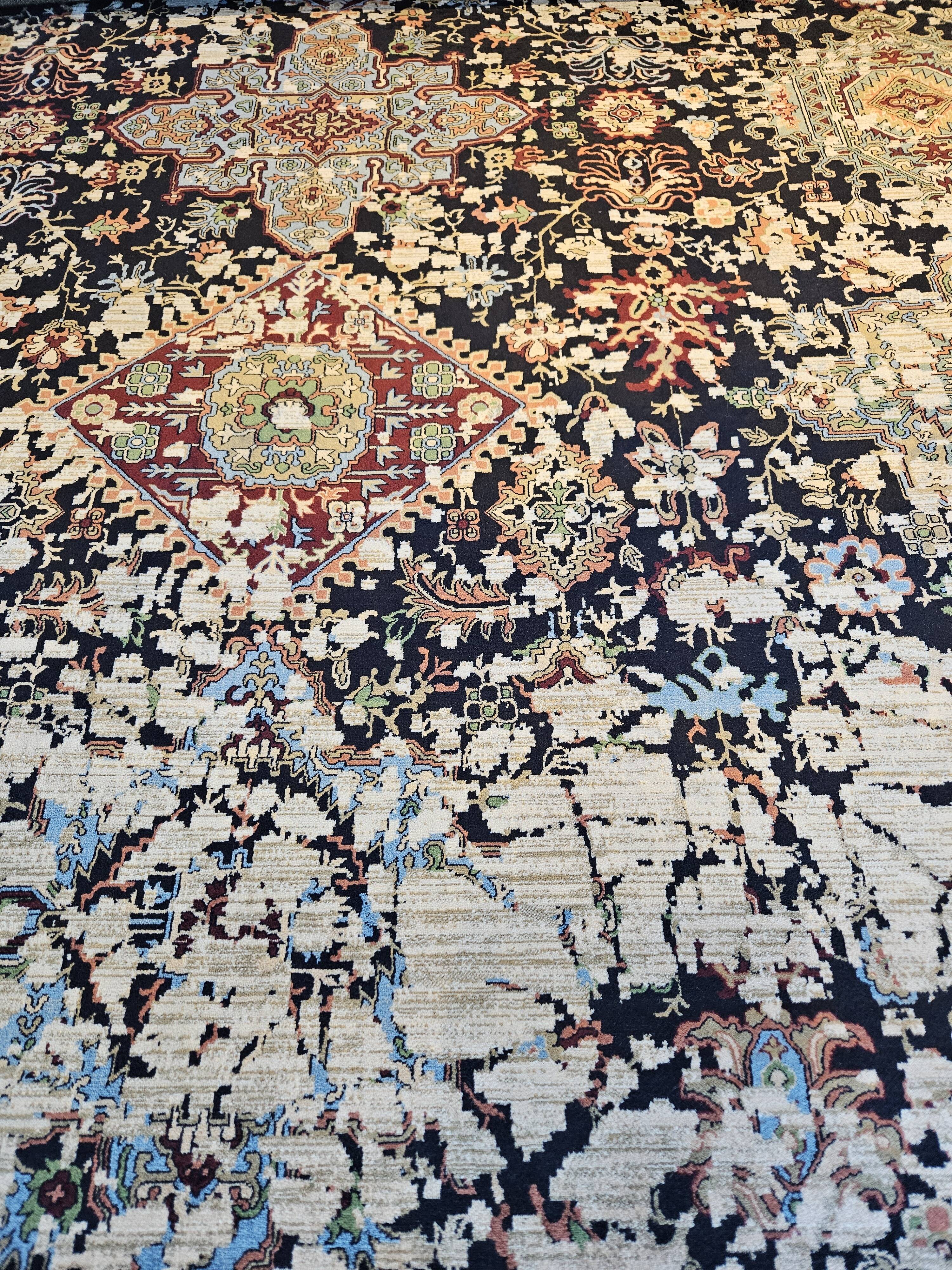 Modern Orientteppich 200x300 cm beige-multi "EINZELSTÜCK" Modern Orientteppich 200x300 cm beige-multi "EINZELSTÜCK"