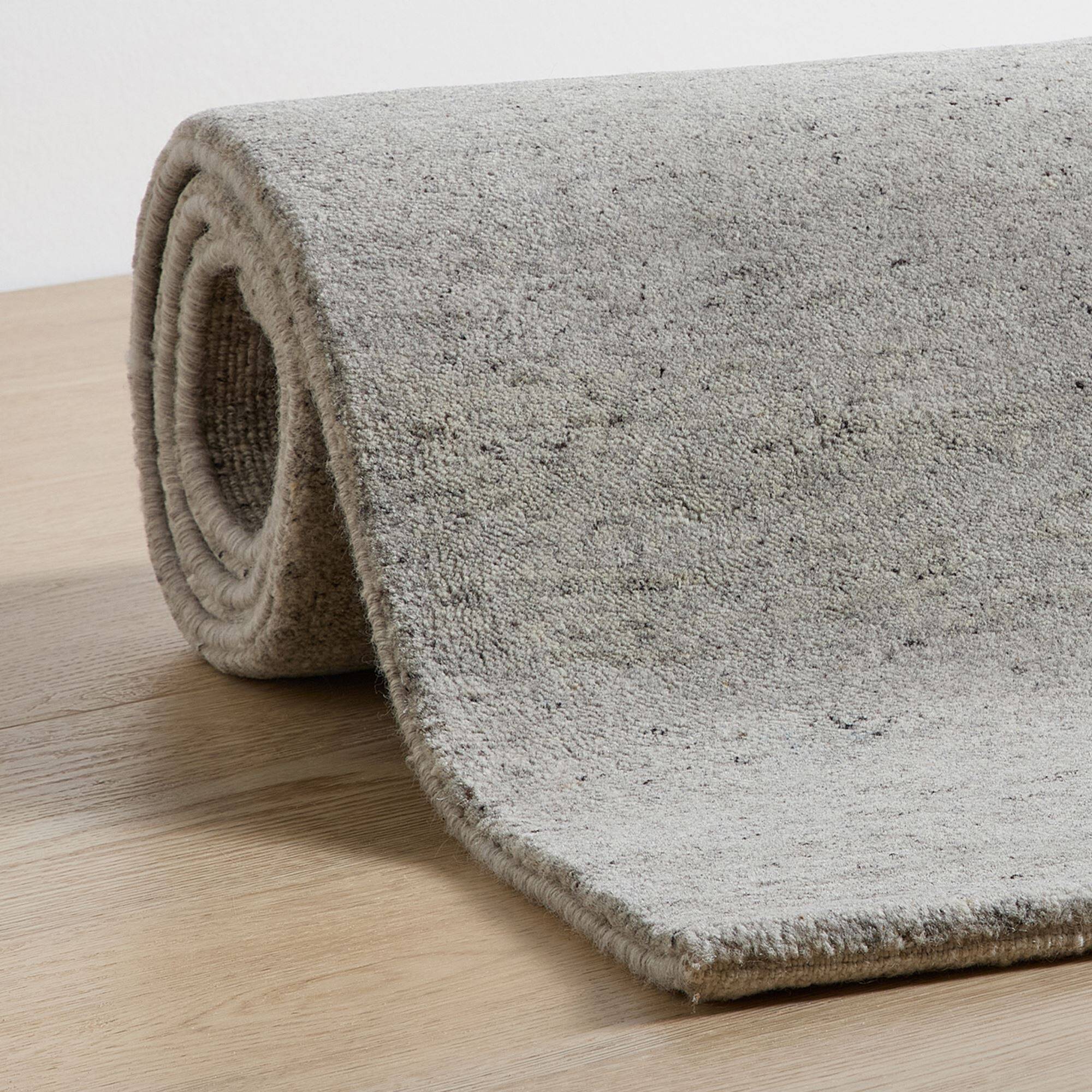 Natur Pur Teppich "Heaven" einfarbig in natur/grau Natur Pur Teppich "Heaven" einfarbig in natur/grau