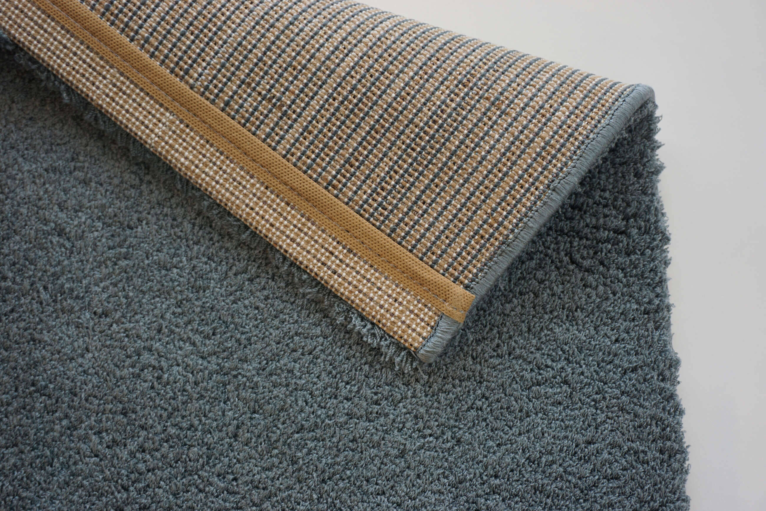 W6673_200_025_New_Livorno_Ecke Teppich Uni Salerno 6673 Kuschelteppich Einfarbig