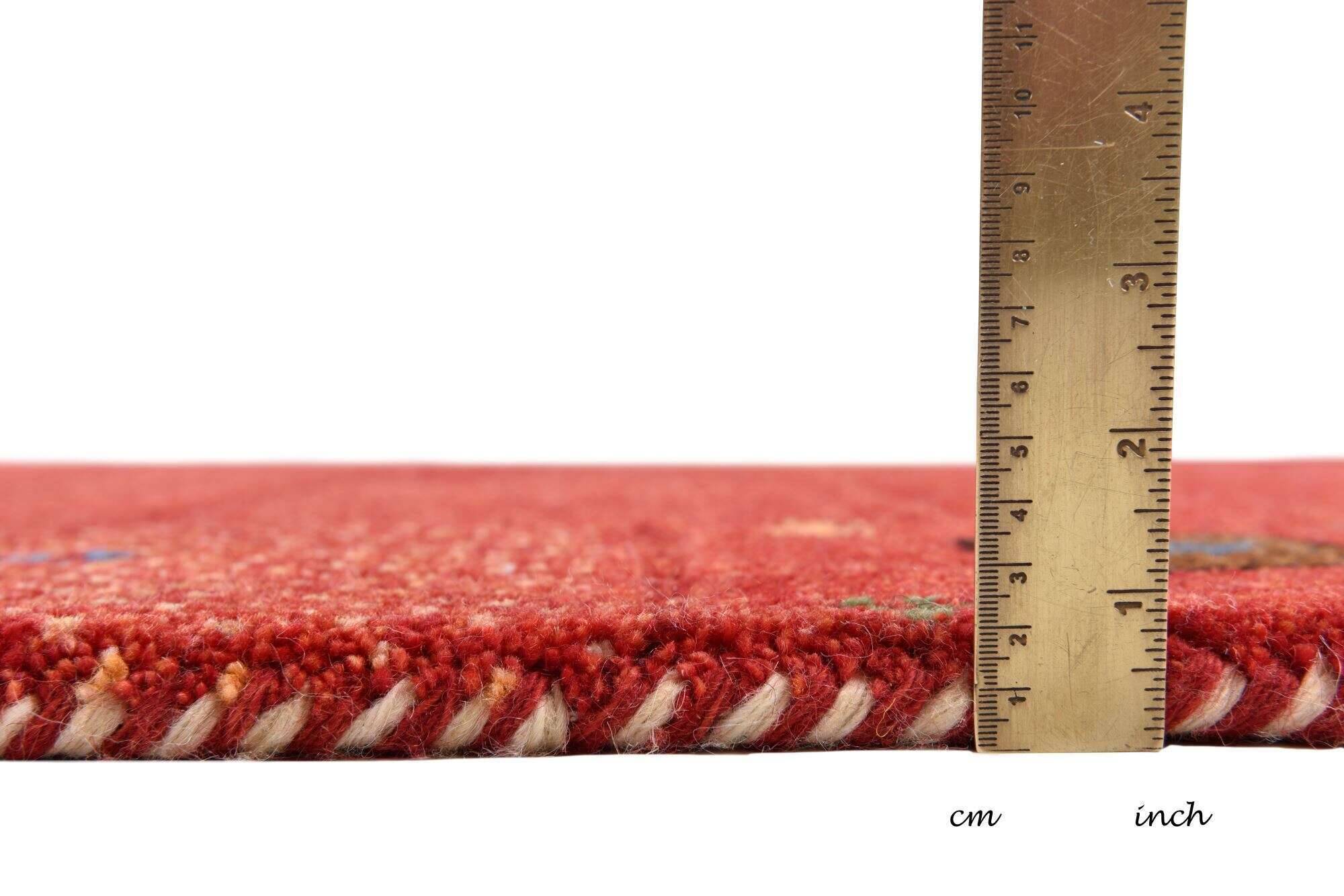 denver_zo-1999-17_200red_427211_5 Gabbeh Teppich Denver Handgeknüpft Schurwolle Klassisch