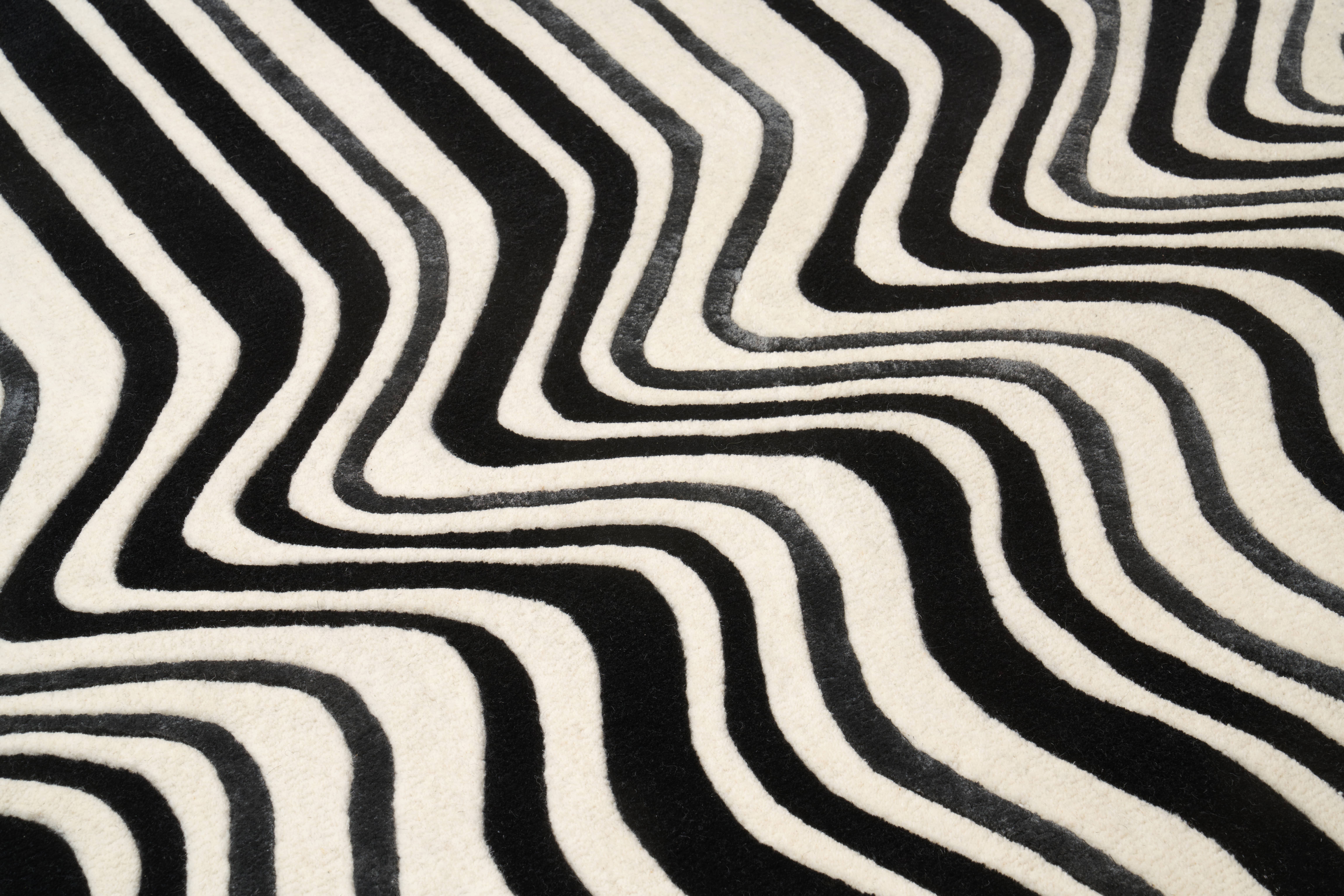 Moderner Teppich DRAFT BLACK Moderner Teppich DRAFT BLACK