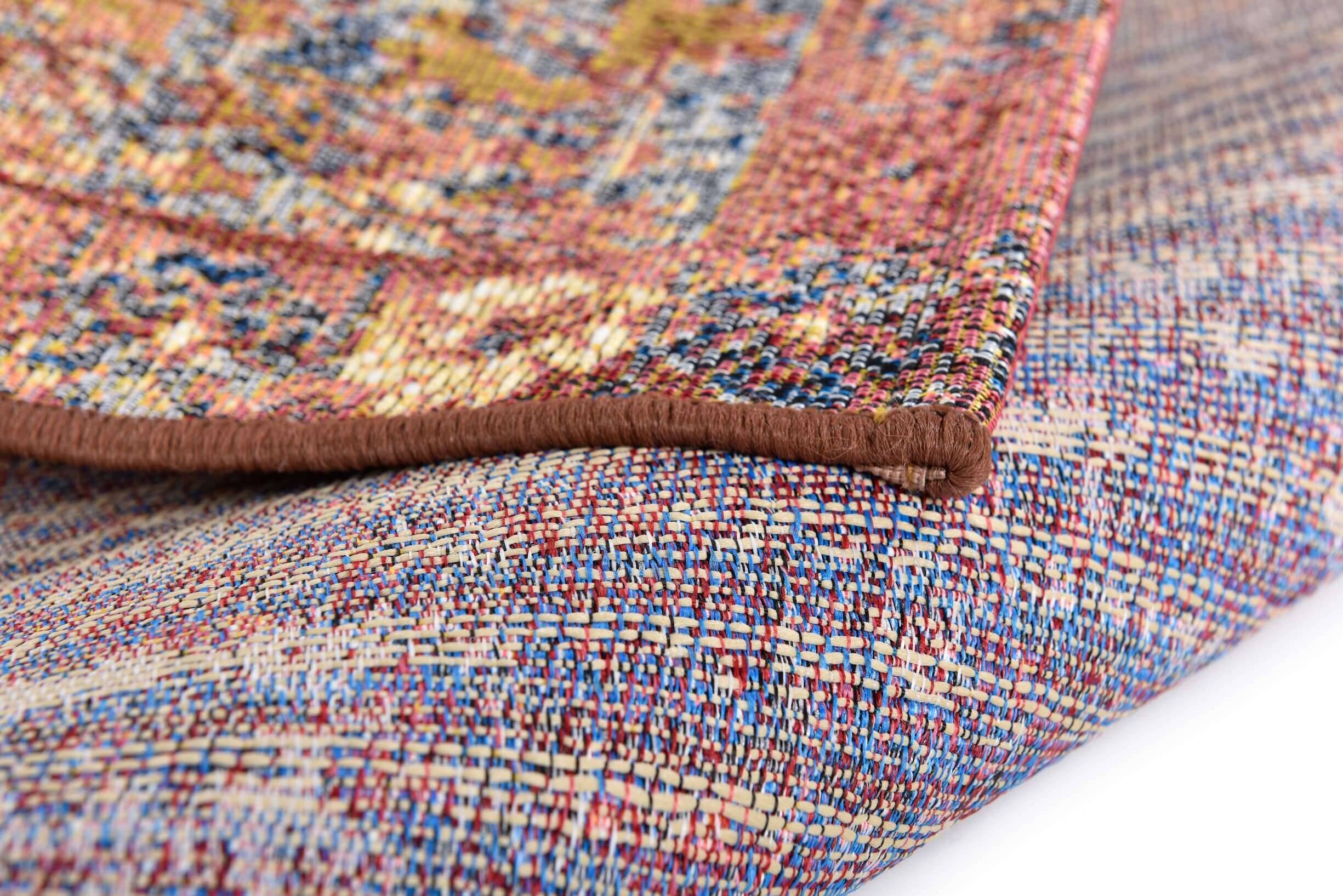 FunkyOutdoor_OrientTwo_440rust_426439_9 Tom Tailor FUNKY IN- OUTDOOR Orient Two Teppich Flachgewebe