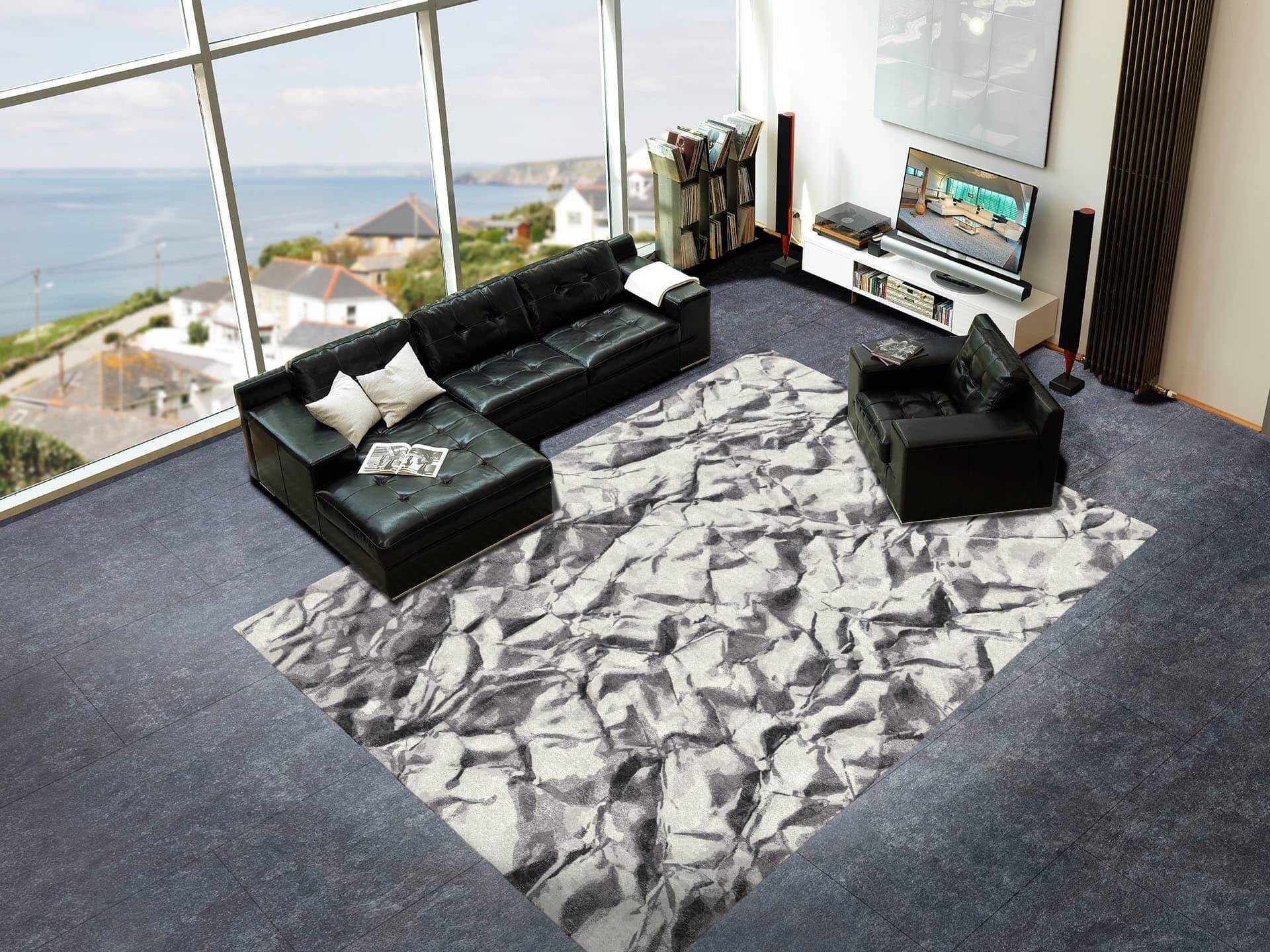 Makalu Nepal Teppich Millenium VT388 grau Handgeknüpft im Wunschmaß Makalu Nepal Teppich Millenium VT388 grau Handgeknüpft im Wunschmaß