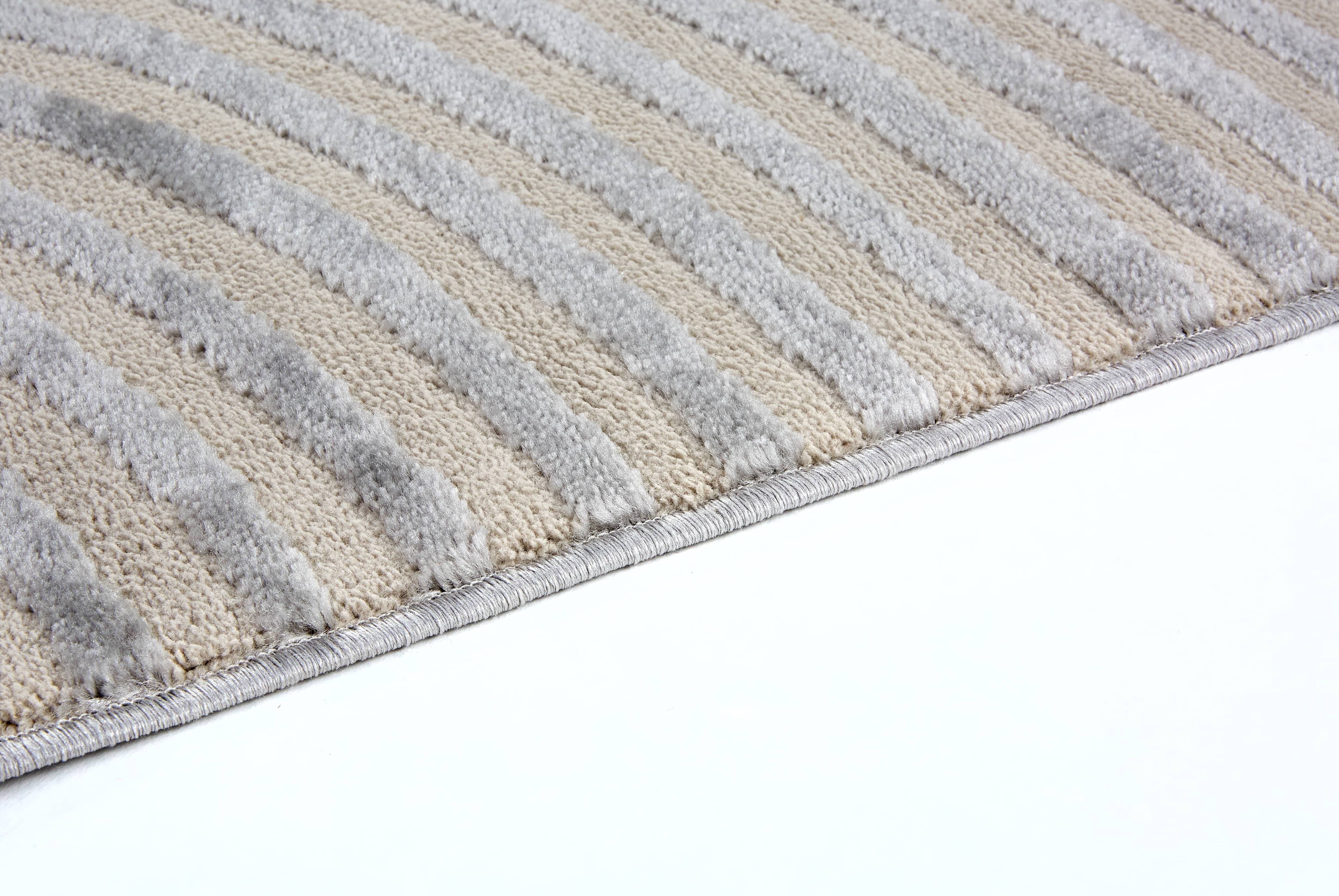 Vintageteppich Jules D.253 C. 004 Kringel silber Vintageteppich Jules D.253 C. 004 Kringel silber