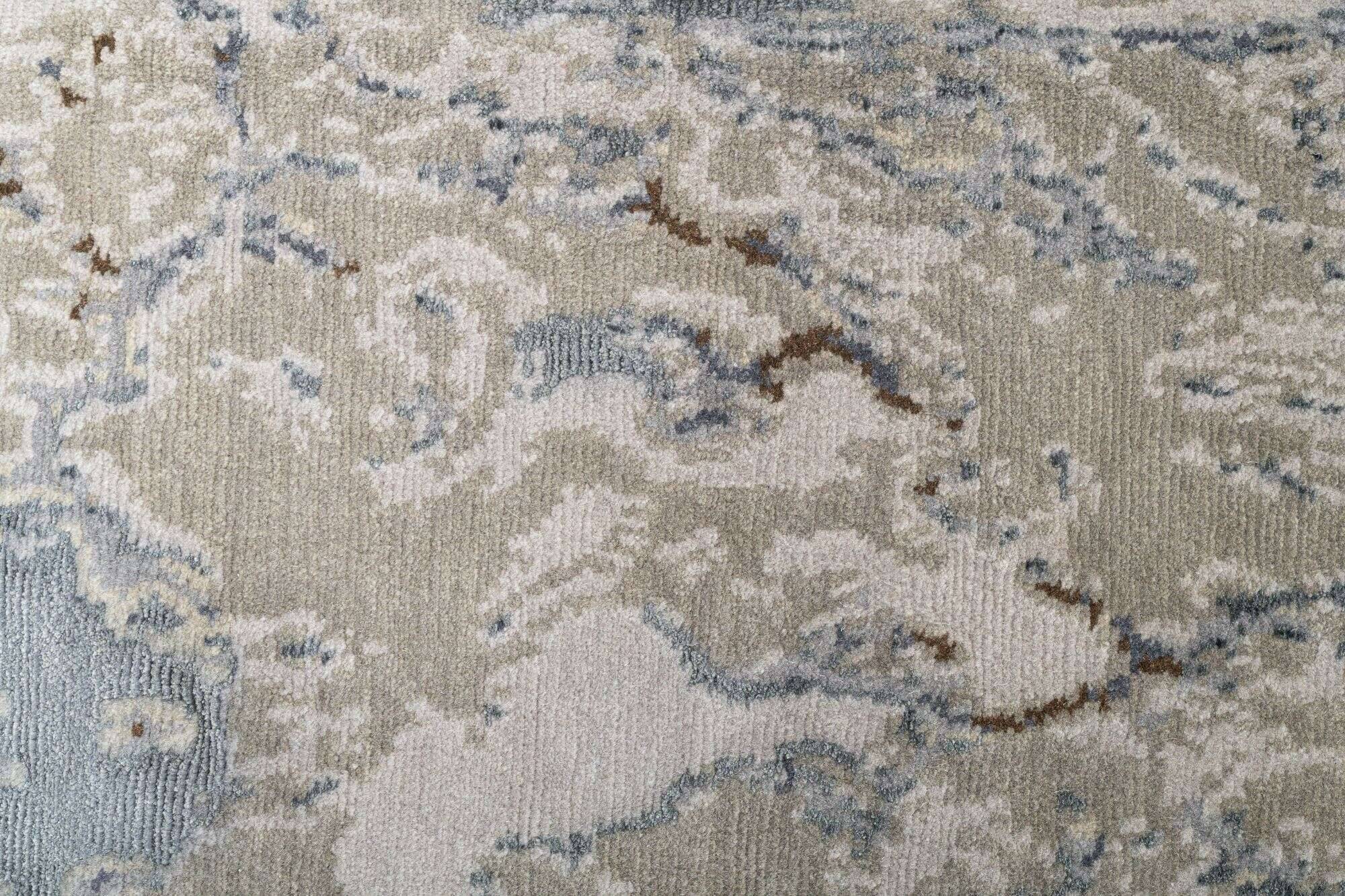 jabusilk30_c2306_655grey-multi_111123_3 Nepal Teppich Jabu Silk 30 Wolle Seide Design Teppich 245x298cm