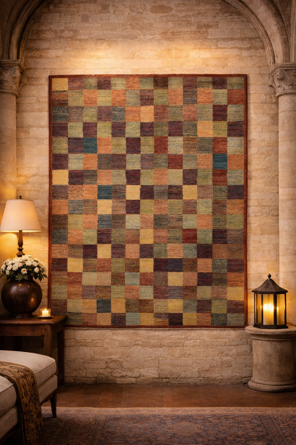 Happiness Orientteppich Handgeknüpft 149x194 cm Schurwolle Happiness Orientteppich Handgeknüpft 149x194 cm Schurwolle