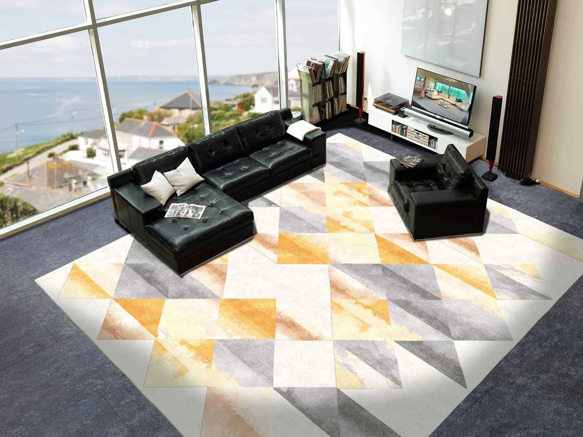 Makalu Nepal Teppich Century Art M301 Handgetuftet im Wunschmaß Makalu Nepal Teppich Century Art M301 Handgetuftet im Wunschmaß