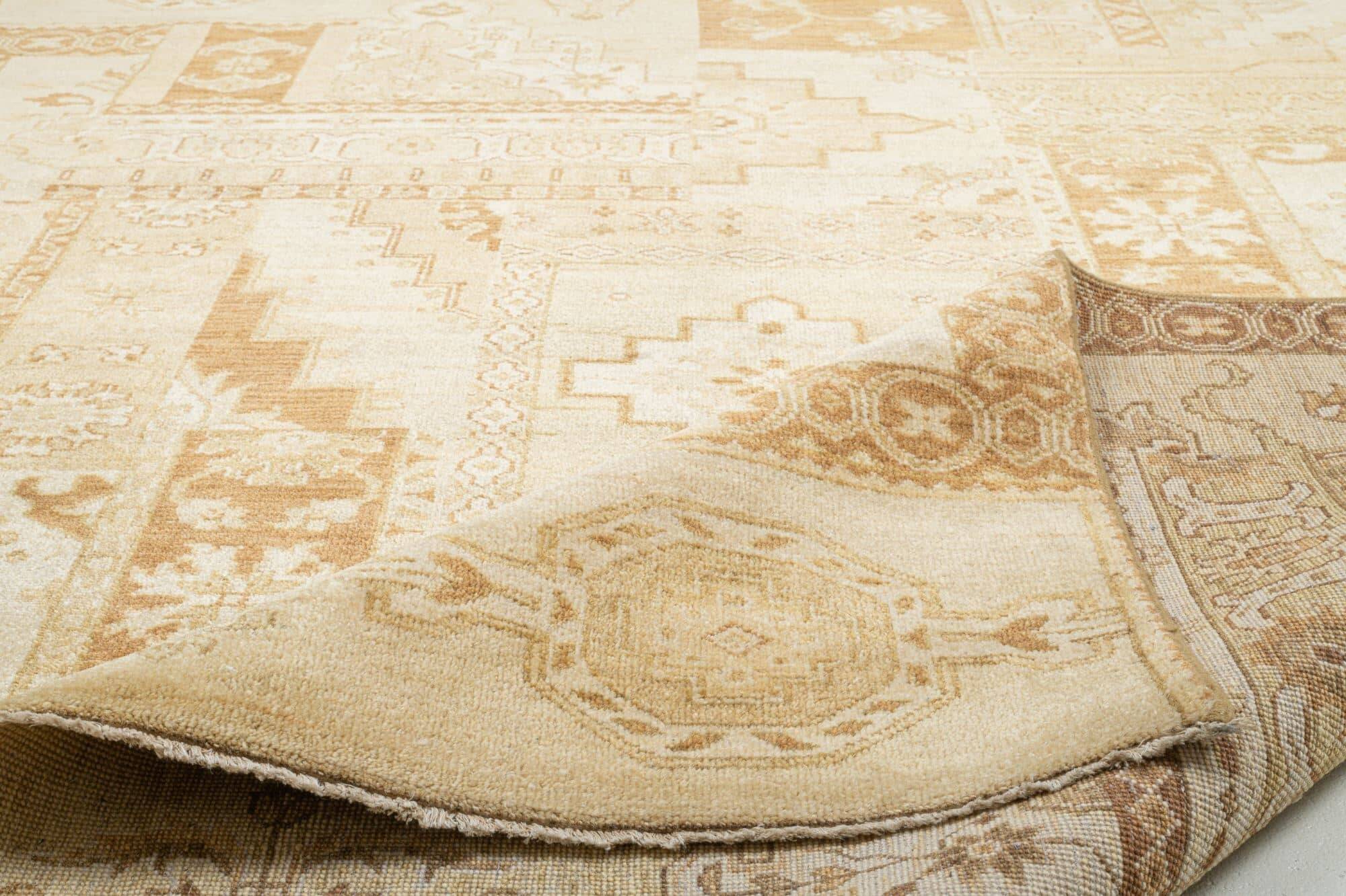 Patchwork Teppich PATCH Handgeknüpft beige 170x240cm Patchwork Teppich PATCH Handgeknüpft beige 170x240cm