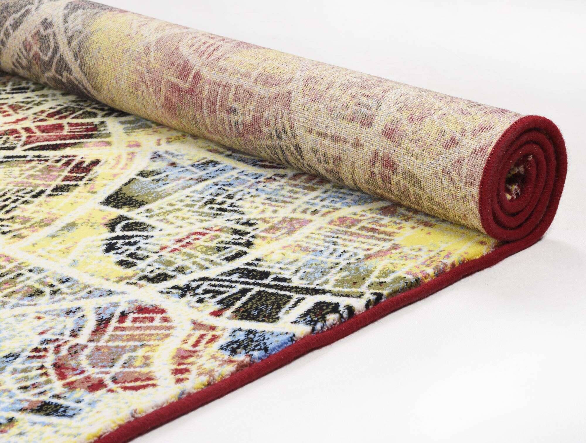 GALERIE_615_800MULTICOLOR_415562_11 Design Teppich Galerie 615 Schurwolle Naturteppich