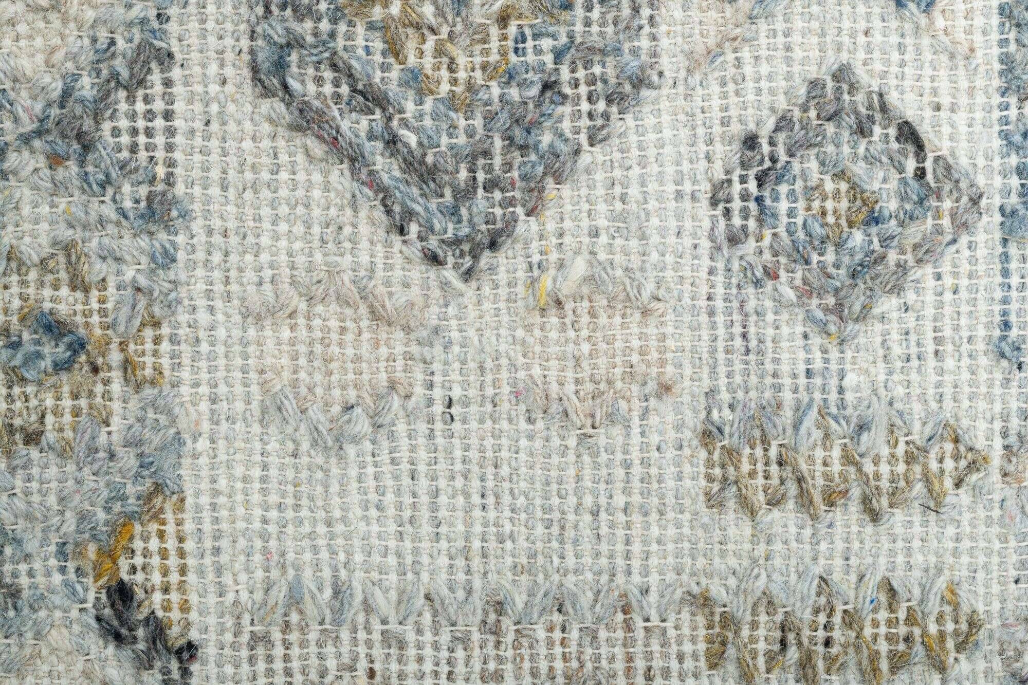 zilch_zo-3908-19_559beigegrey_427751_3 Handwebteppich Zilch Schurwolle Kelim Modern Blau Beige 160x230cm