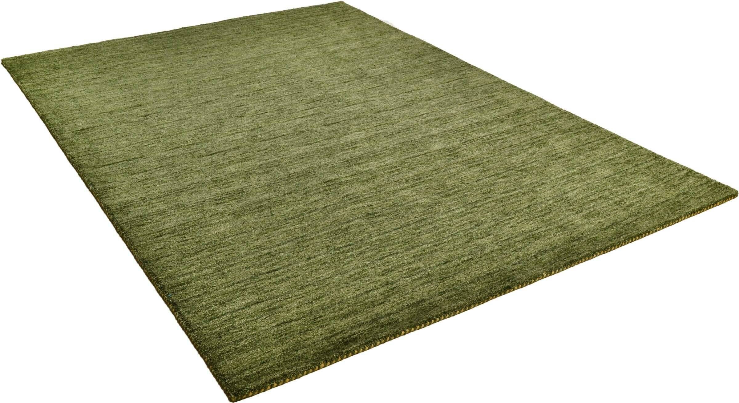 Haltu_uni_301green_122833_2 Teppich Haltu Einfarbig reine Wolle Teppich Natur