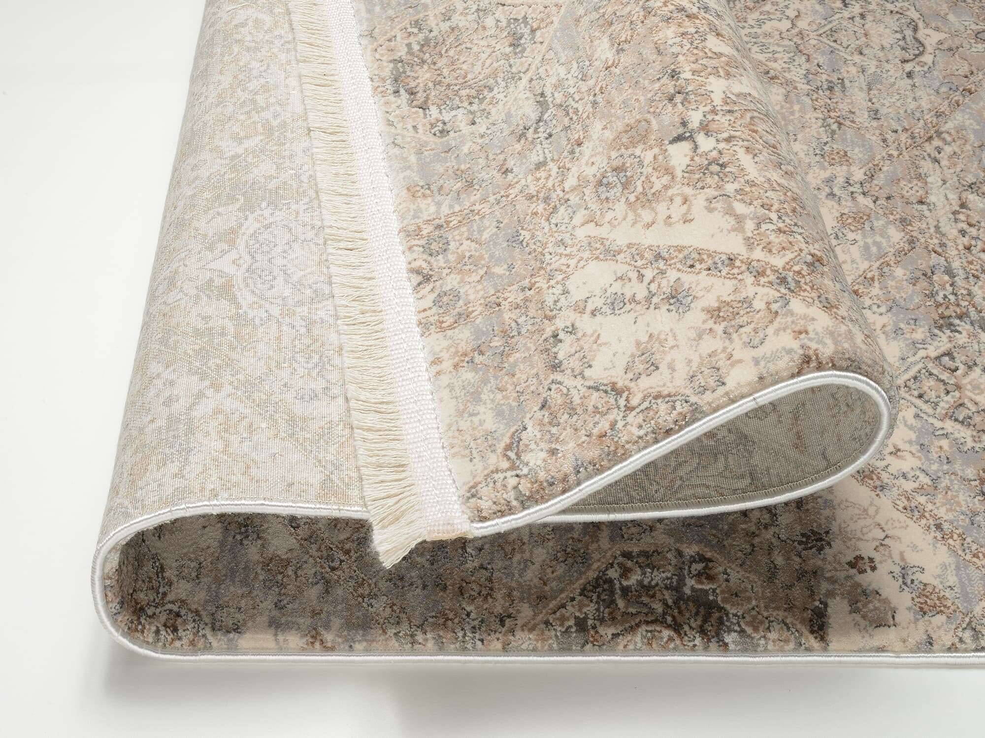 F2602-335-49dKDomLXcD5bS Designteppich 160x230 cm beige Nova 2602 Teppich Modern