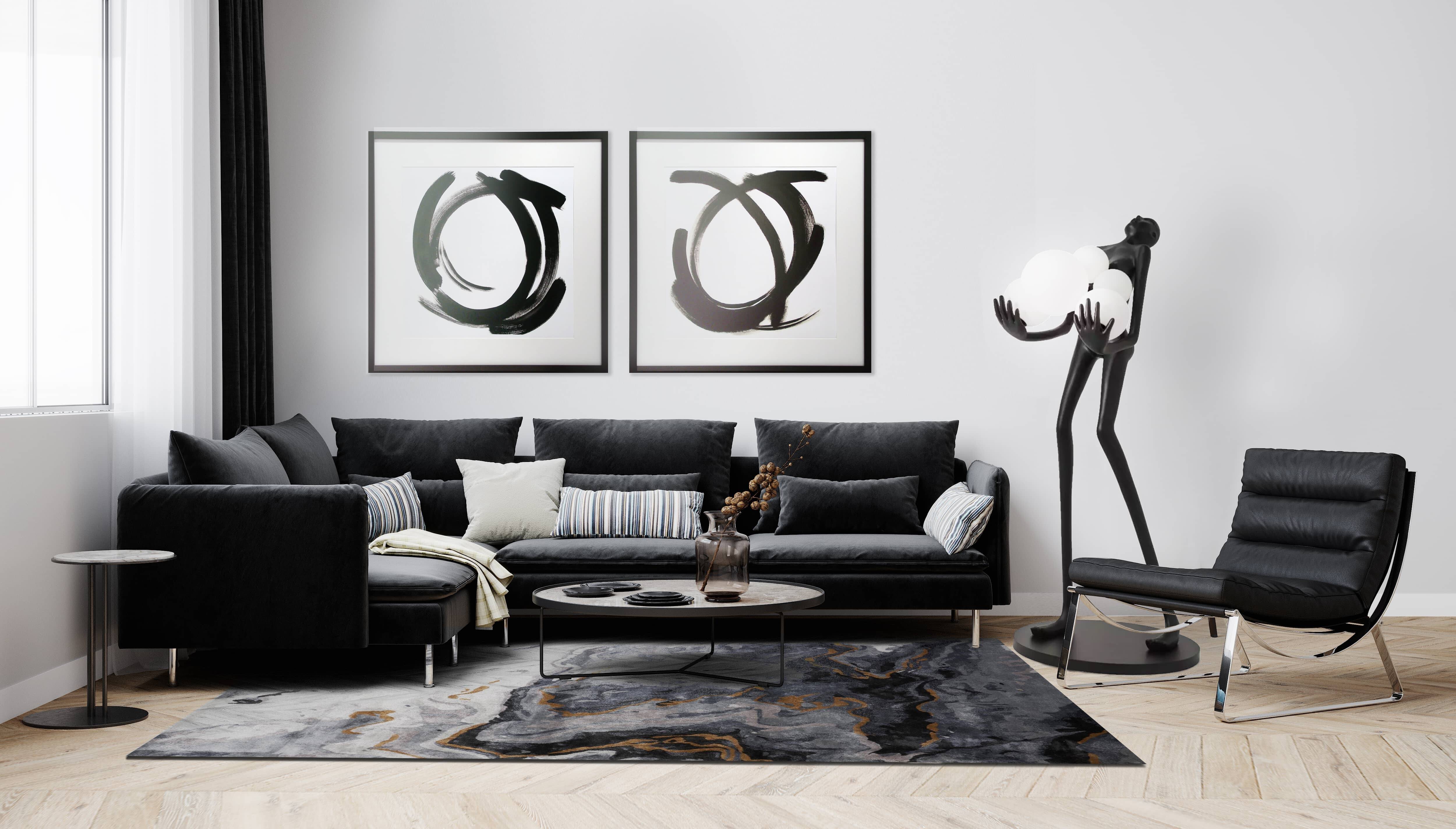 Vintage Teppich QUERRY GREY Vintage Teppich QUERRY GREY