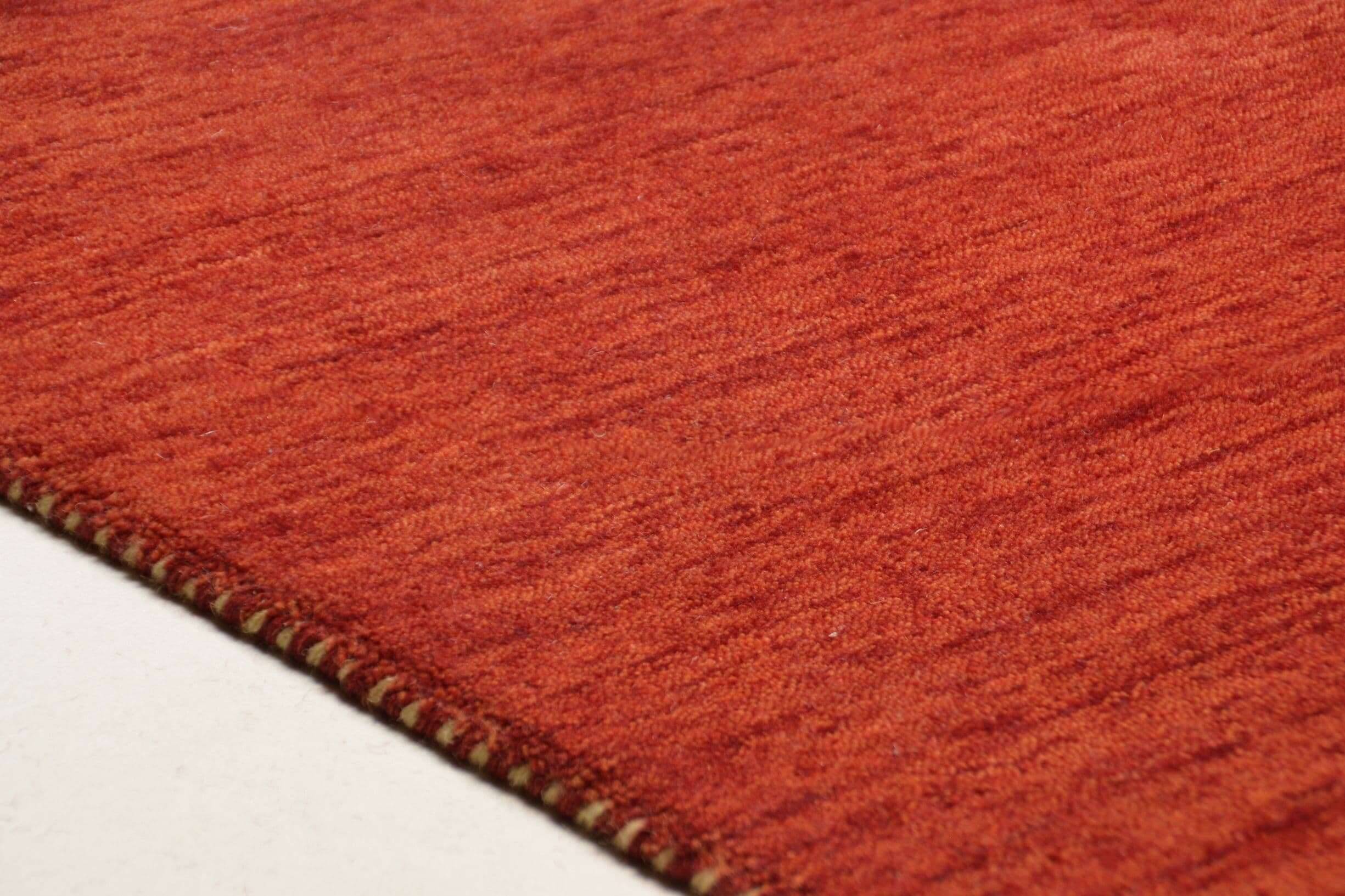 Haltu_uni_201red_402717_3 Teppich Haltu Einfarbig reine Wolle Teppich Natur