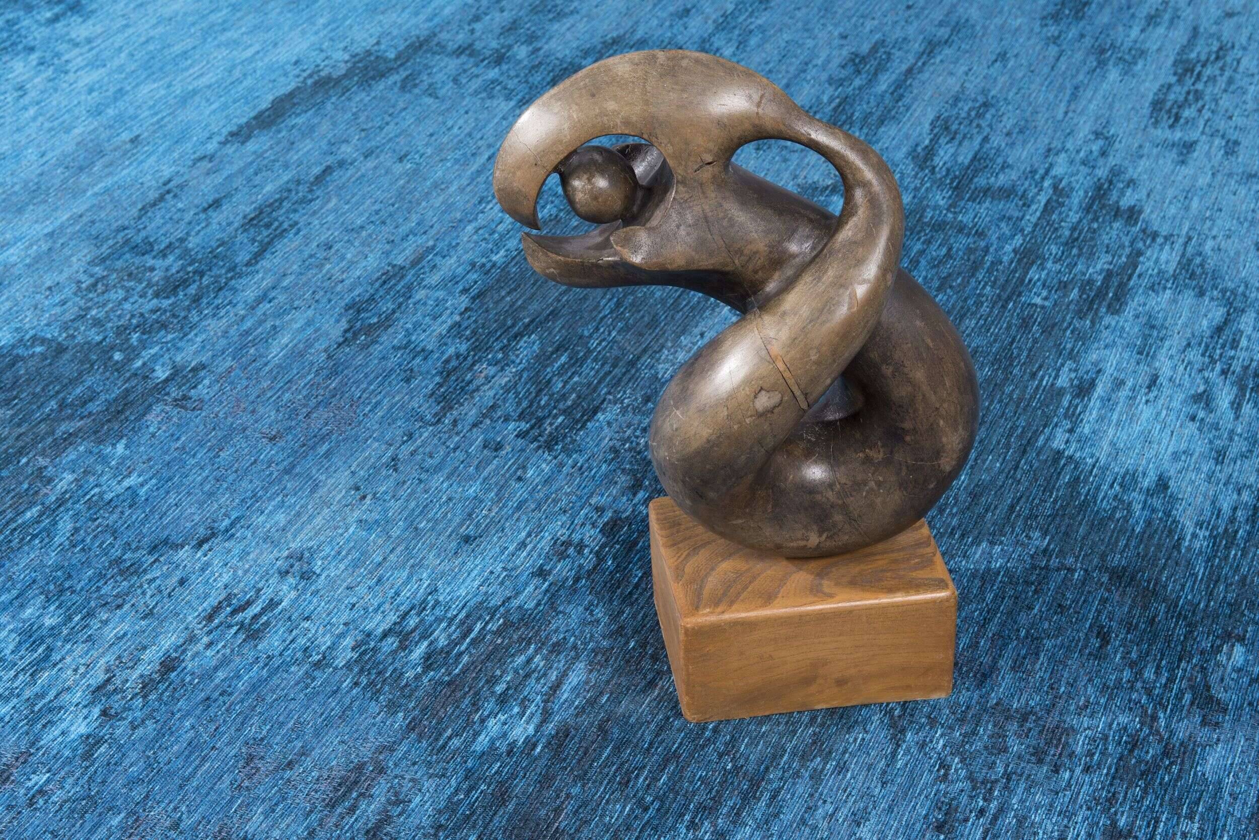 Heritage_cloud_720turquoise_milieu Heritage Cloud Teppich Kunstfaser