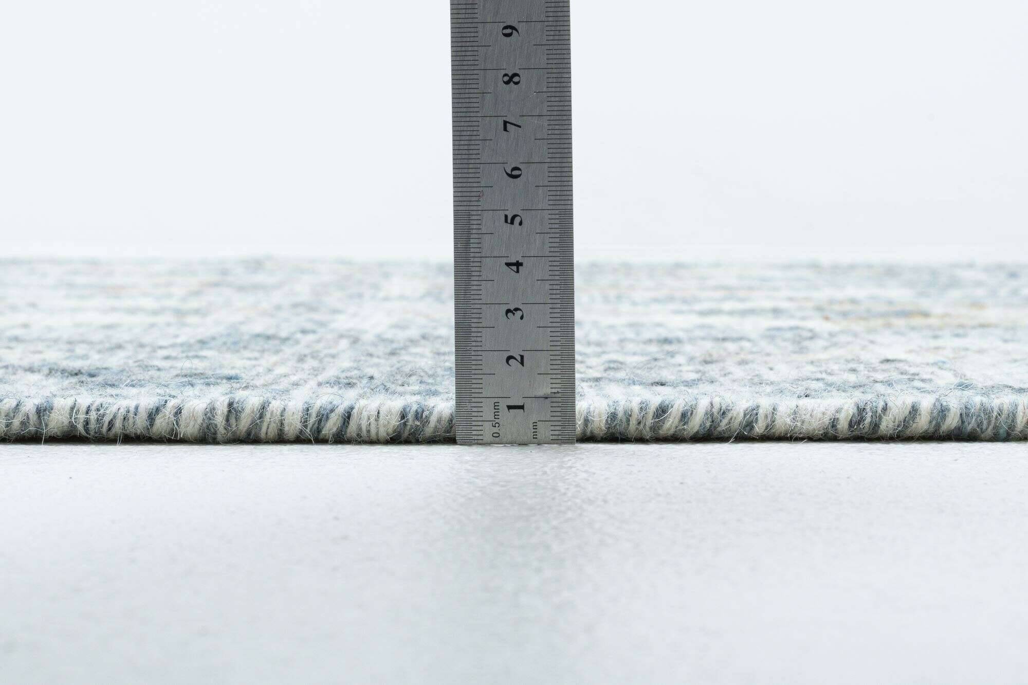 zilch_zo-3906-19_703bluemulti_427749_5 Handwebteppich Zilch Schurwolle Kelim Modern Blau 160x230cm