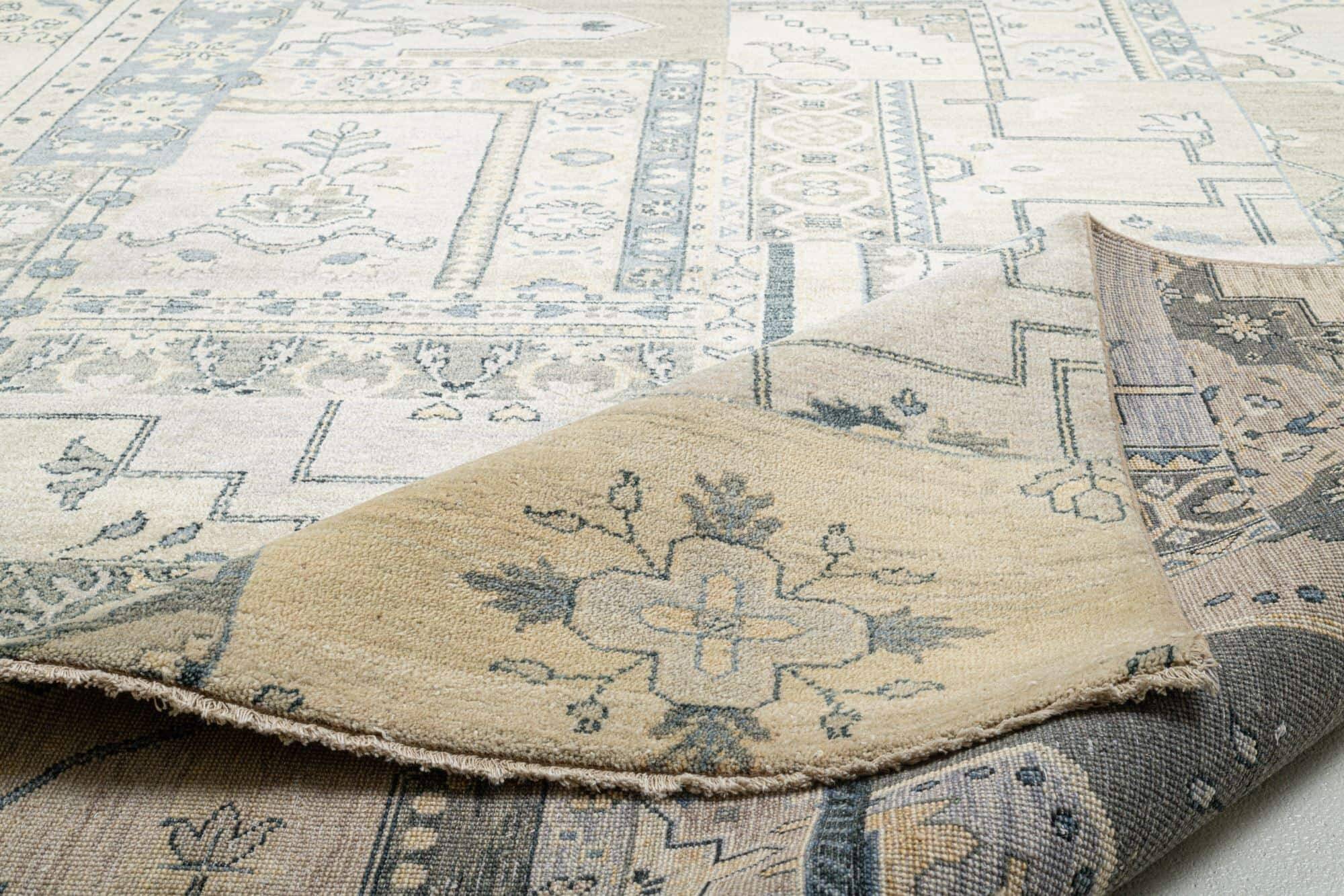 Patchwork Teppich PATCH Handgeknüpft grau 250x300cm Patchwork Teppich PATCH Handgeknüpft grau 250x300cm