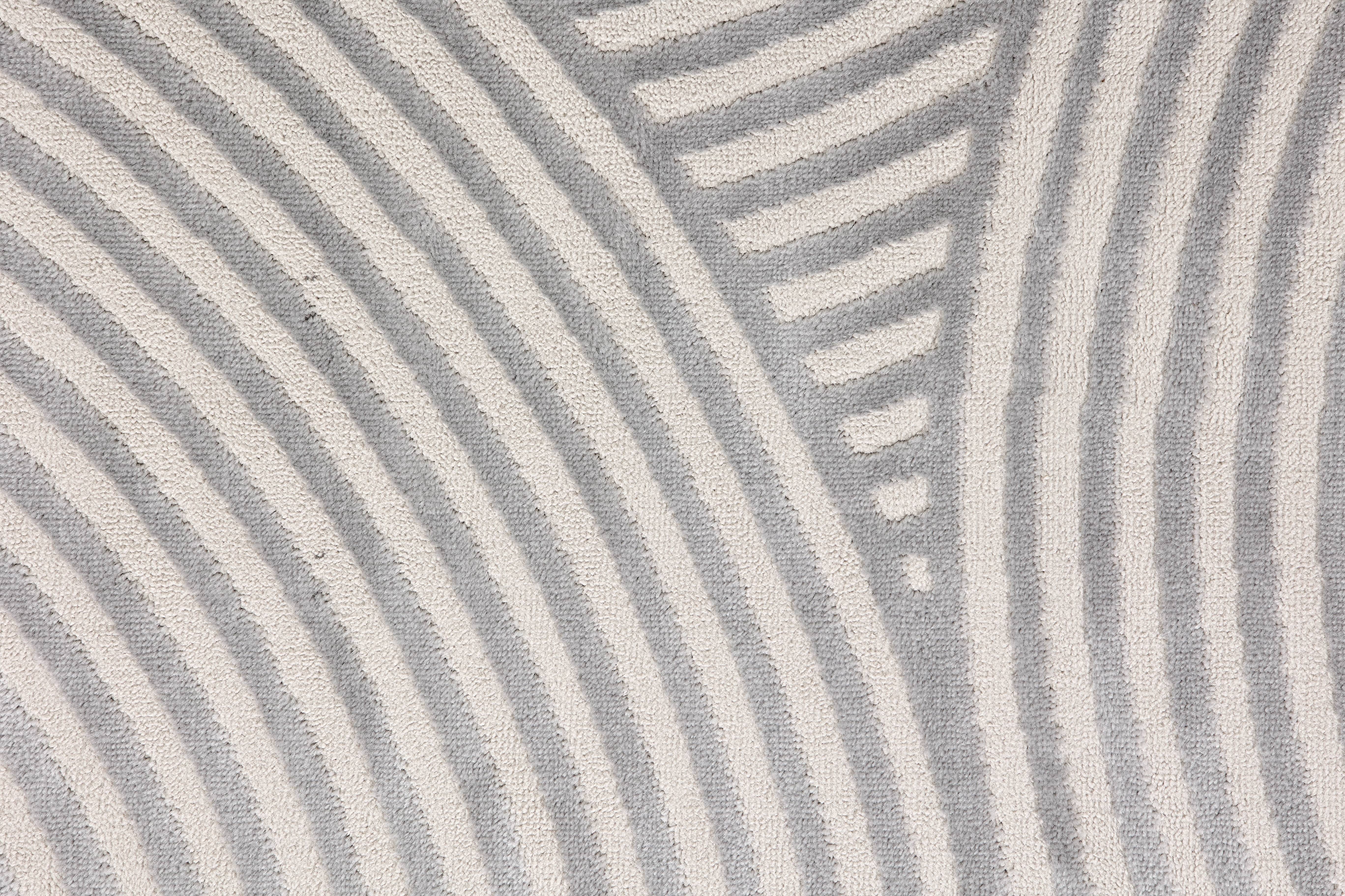 Vintageteppich Jules D.253 C. 004 Kringel silber Vintageteppich Jules D.253 C. 004 Kringel silber