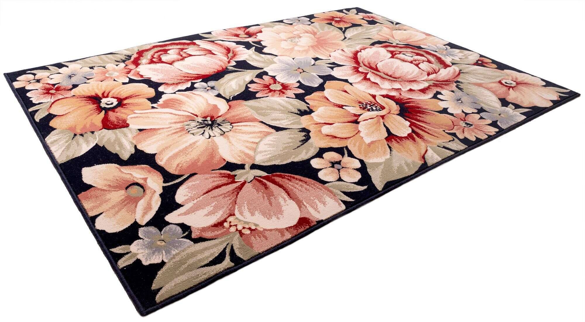 Floresti_7091_800multi_722835_2-1 Blumen Teppich Floresti 7091 Webteppich reine Wolle