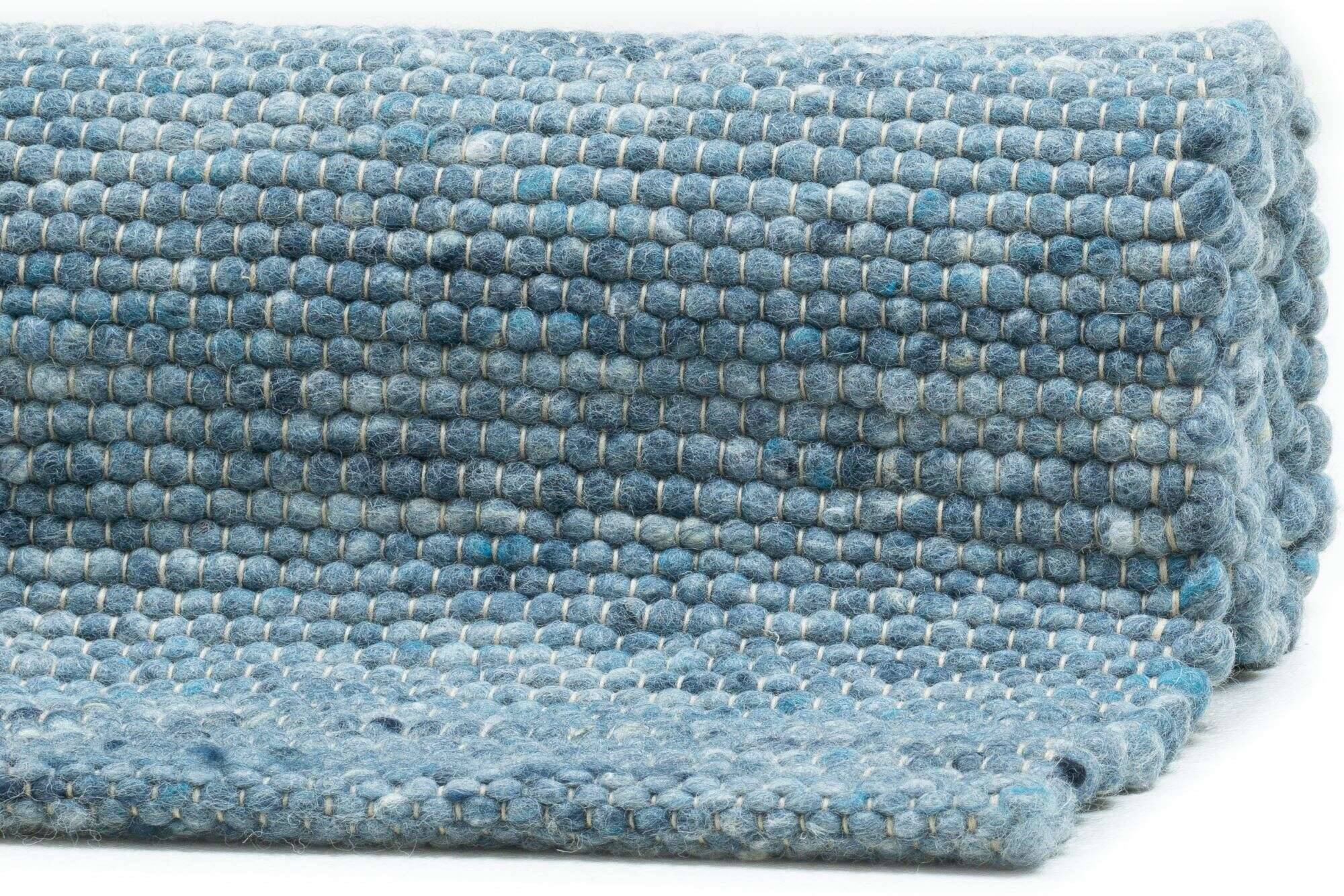 hoernum_uni_700blue_430208_11 Sansibar Handwebteppich Hörnum aus reiner Schurwolle