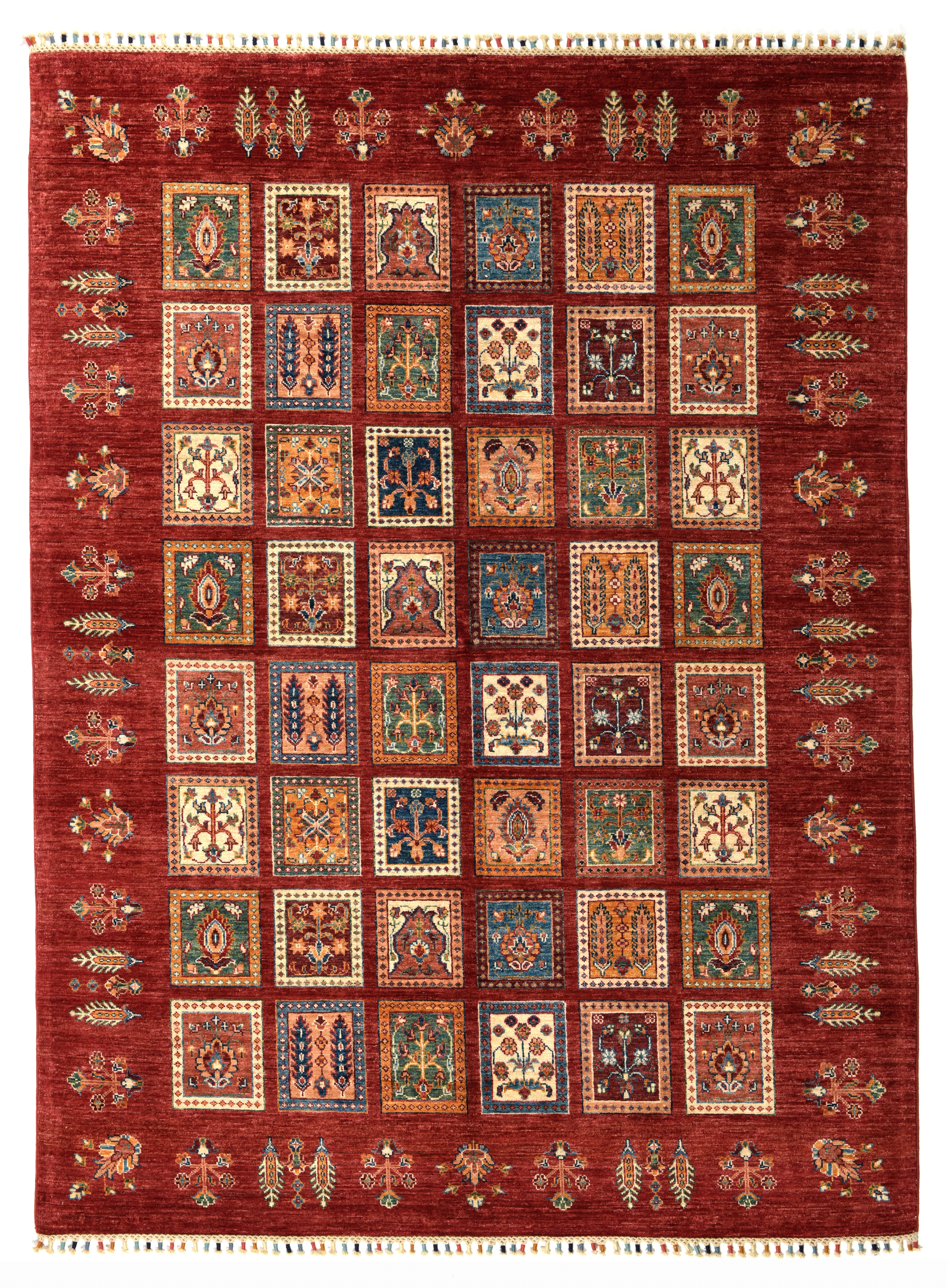 Garden Orientteppich Handgeknüpft 174 x234 cm Schurwolle Garden Orientteppich Handgeknüpft 174 x234 cm Schurwolle