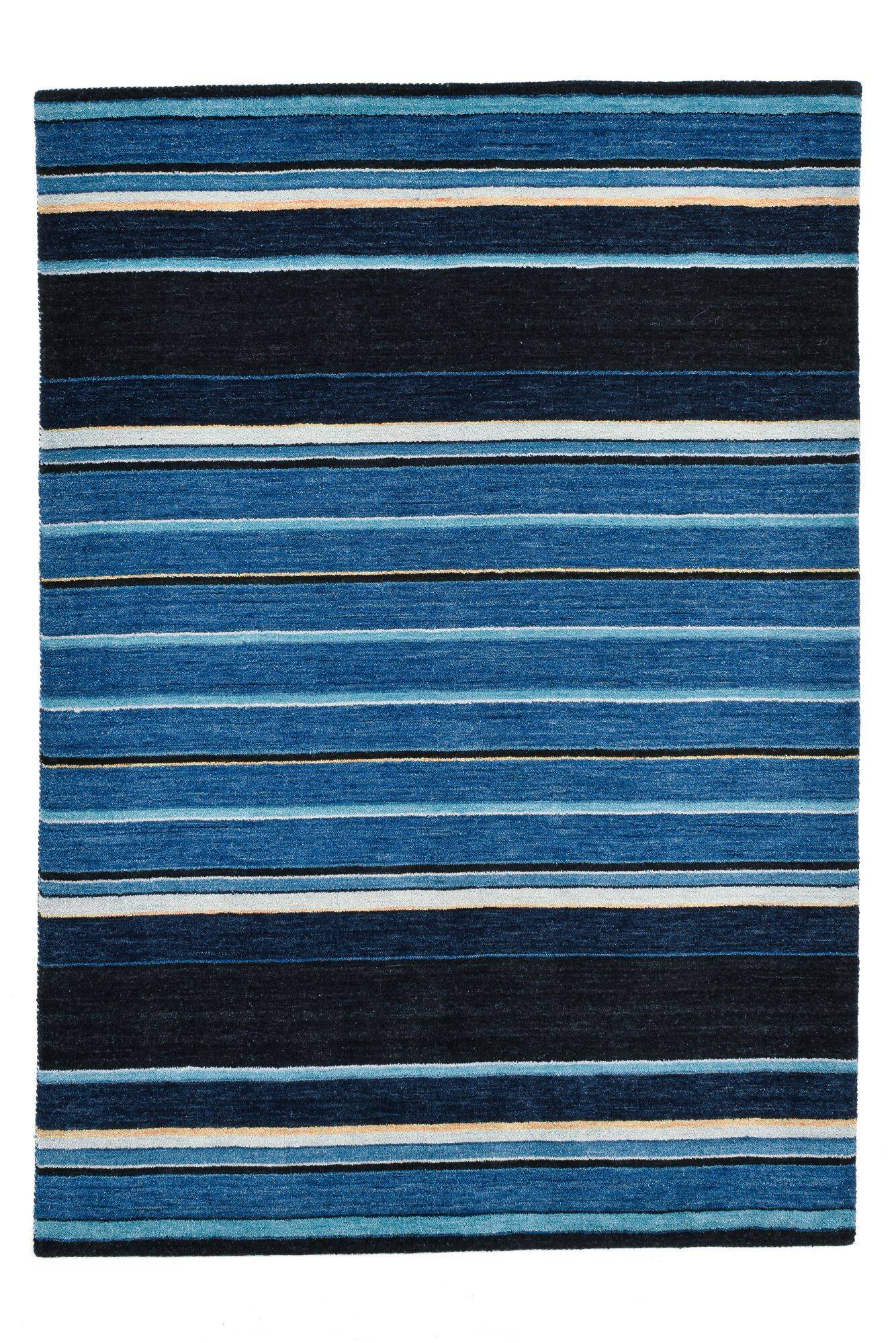 Handgewebter Teppich Haltu Super Noir Schurwolle 160x230cm Handgewebter Teppich Haltu Super Noir Schurwolle 160x230cm