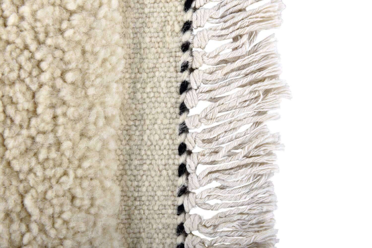 BenniUrein_2007_997Blanc_426555_10 Teppich Beni Ourain 100x150 cm Schafwolle