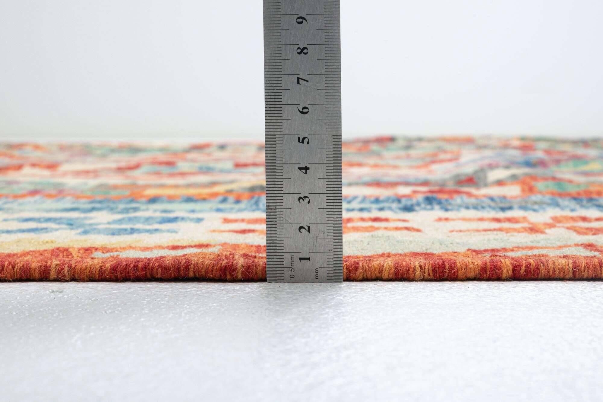 tablashah_5767_800multicolor_434954_5 Kelim Teppich Tablashah Handgewebt Schurwolle bunt 303x495cm