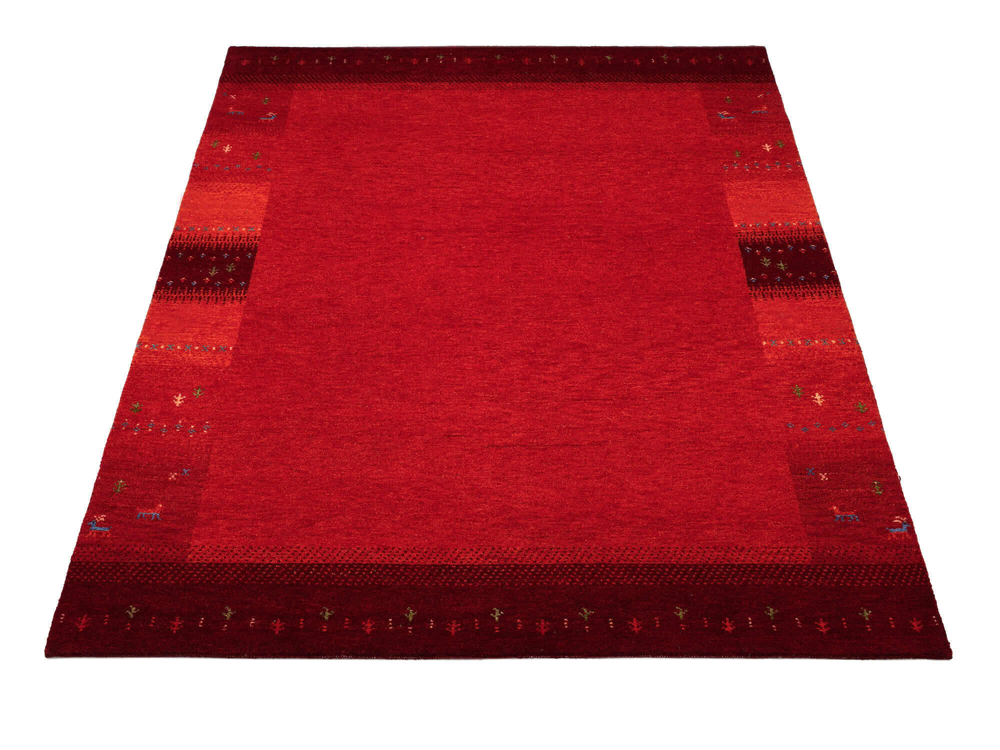 INT04-430-5 Teppich Intense Mala Gabbeh Design Handgeknüpft Schurwolle
