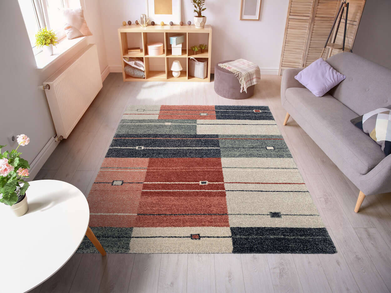 CAM01-597-1 Castle Modena Teppich Moderner Design Teppich Shaggy Teppich