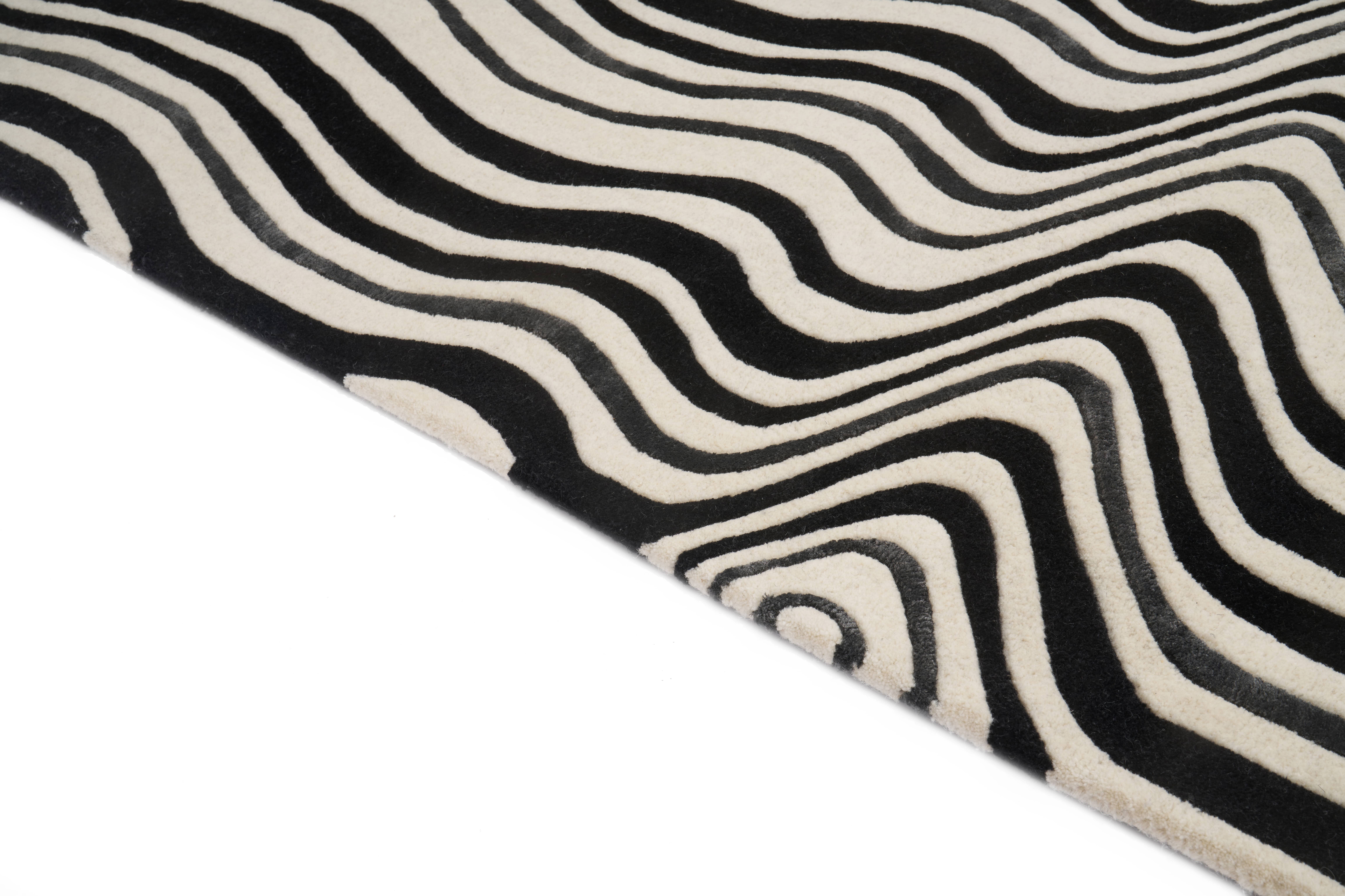 Moderner Teppich DRAFT BLACK Moderner Teppich DRAFT BLACK