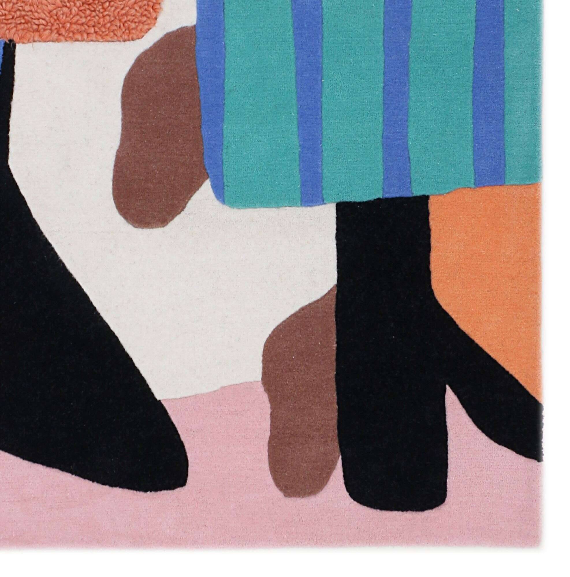 bings_dance_800multi_431271_3 Tom Tailor Designteppich Do a little dance by Fabienne Meyer aka Bings