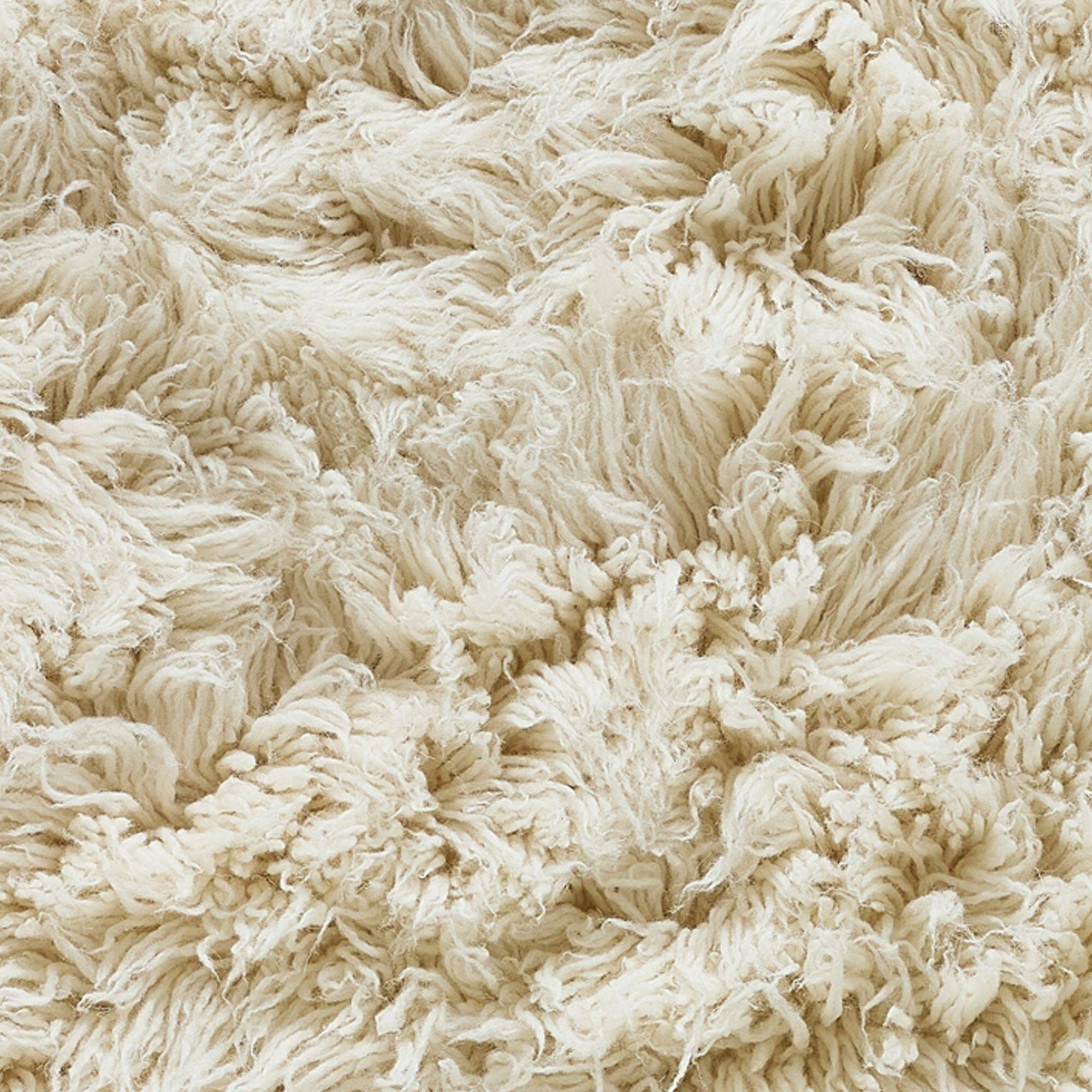 Natur Pur Teppich "Flokati Pur" Naturteppich unbehandelte Schurwolle