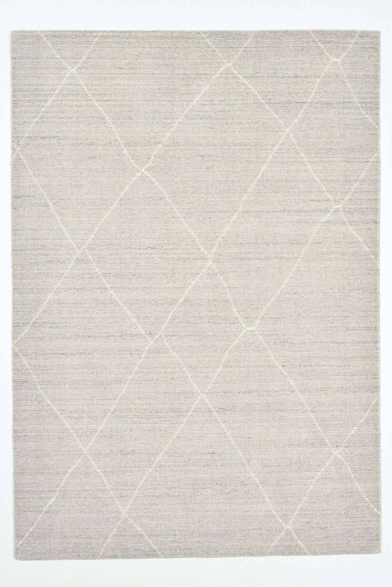 Handwebteppich Zilch Schurwolle Kelim Boho Modern Beige 160x230cm – Bild 1