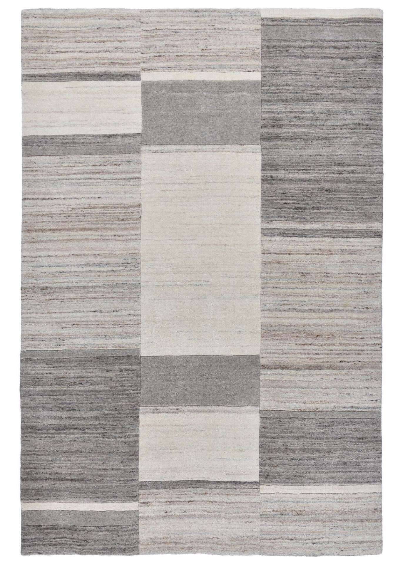 Lori Dream Super beige Teppich Handgewebt Reine Schurwolle – Bild 1