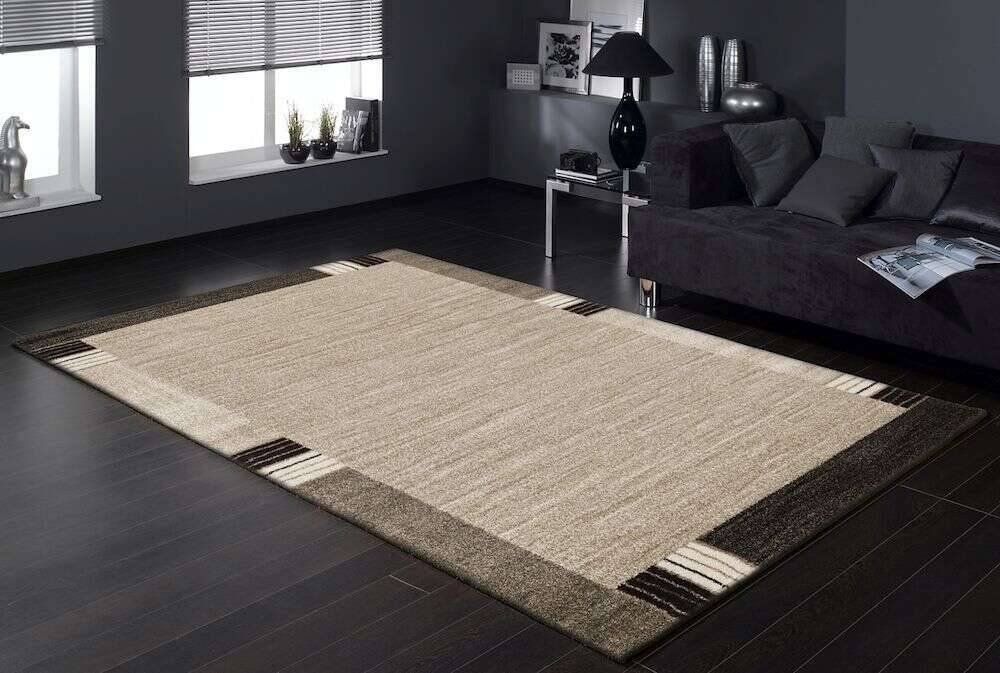 Teppich Castle Flora Teppich Modern mit Bordüre Hochflor Teppich – Bild 7