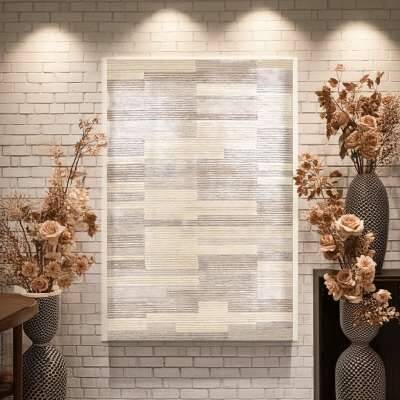 Natur Pur Teppich "Natur Loop" Design 1801 beige-grau 