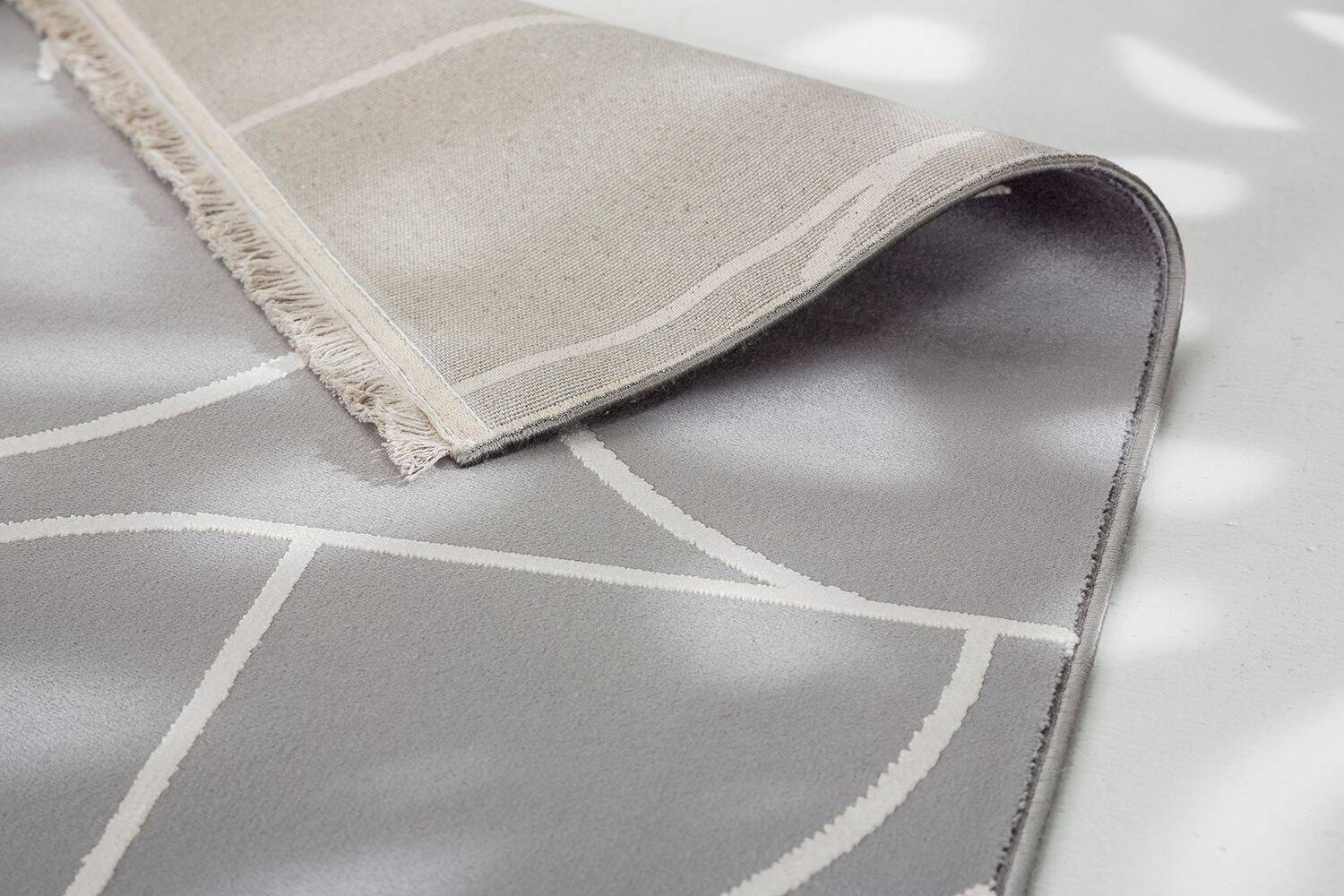 Schöner Wohnen Teppich Magic 6104-222 silber Wunschmaß – Bild 2